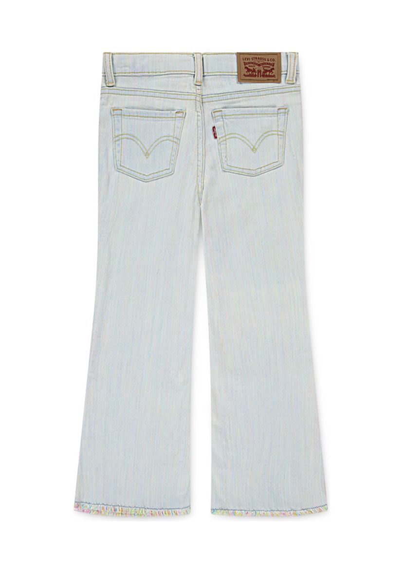 Girls 4-6x Rainbow Flare Jeans