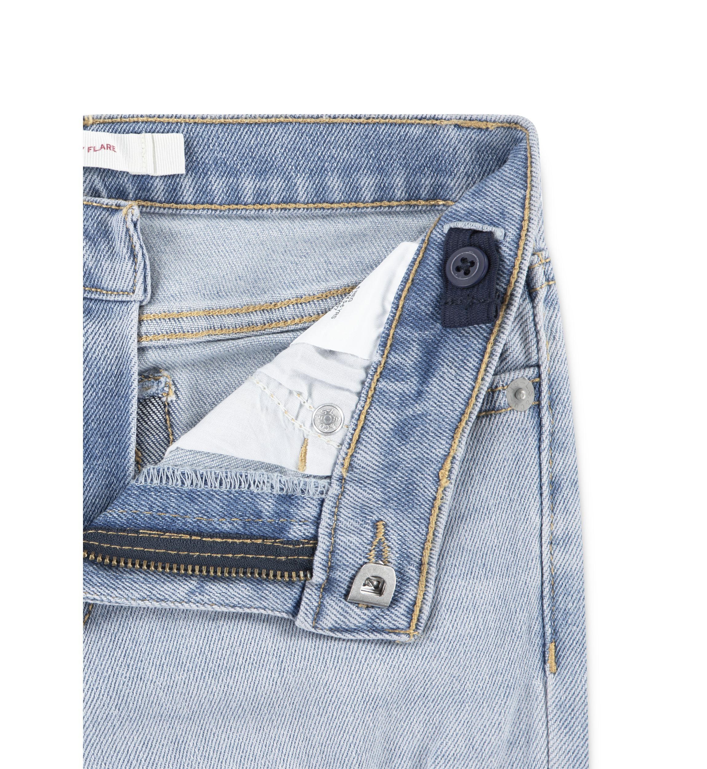 Girls 4-6x Baggy Flare Jeans