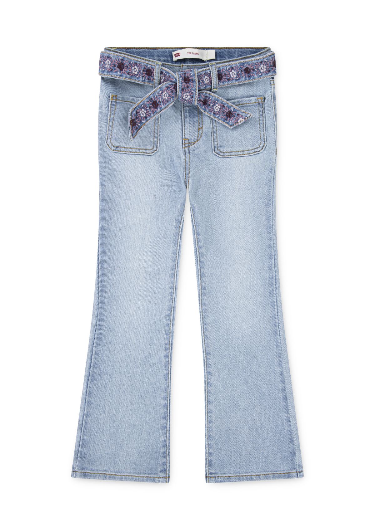 Girls 4-6x Embroidered Flare Jeans