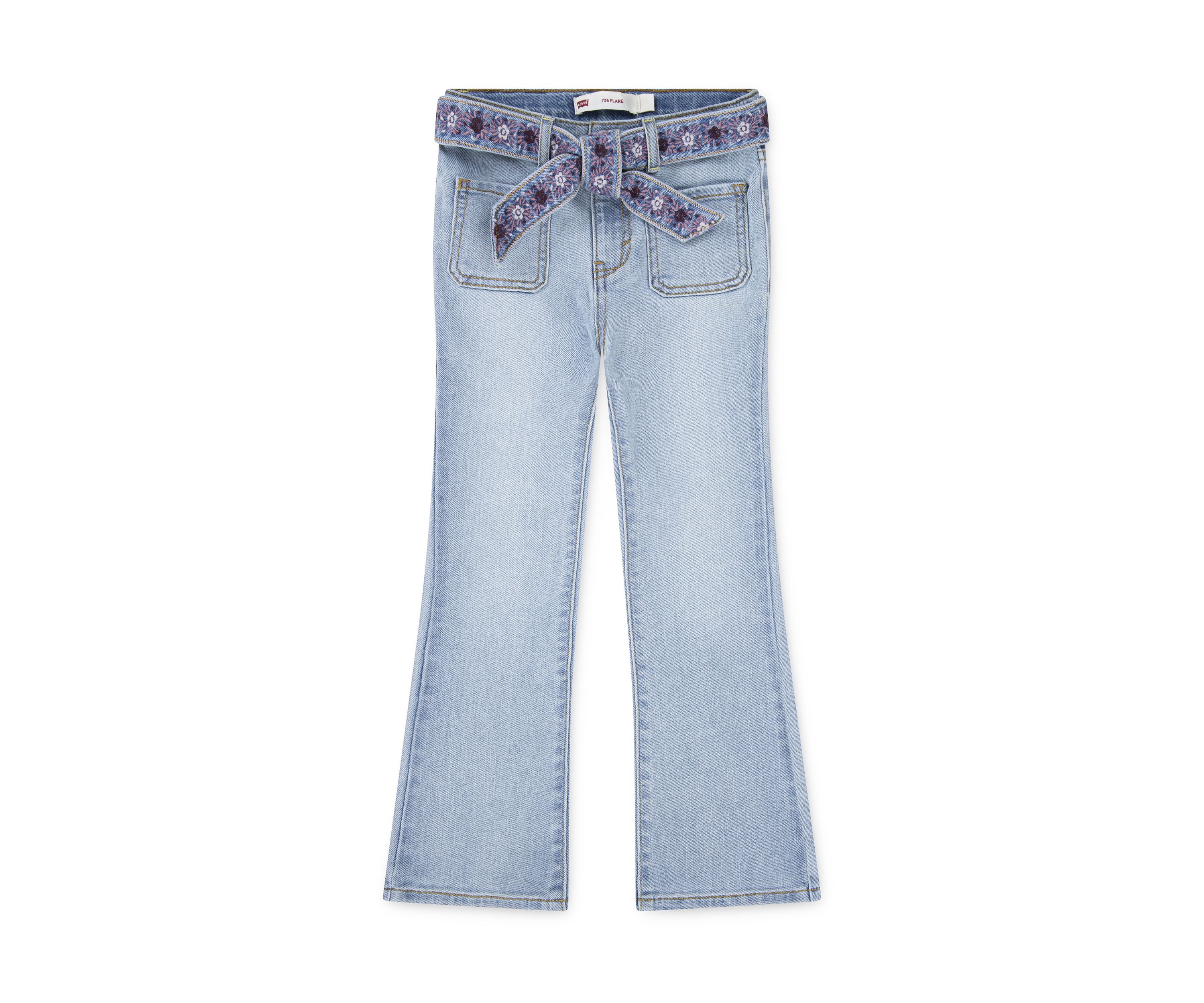 Girls 4-6x Embroidered Flare Jeans