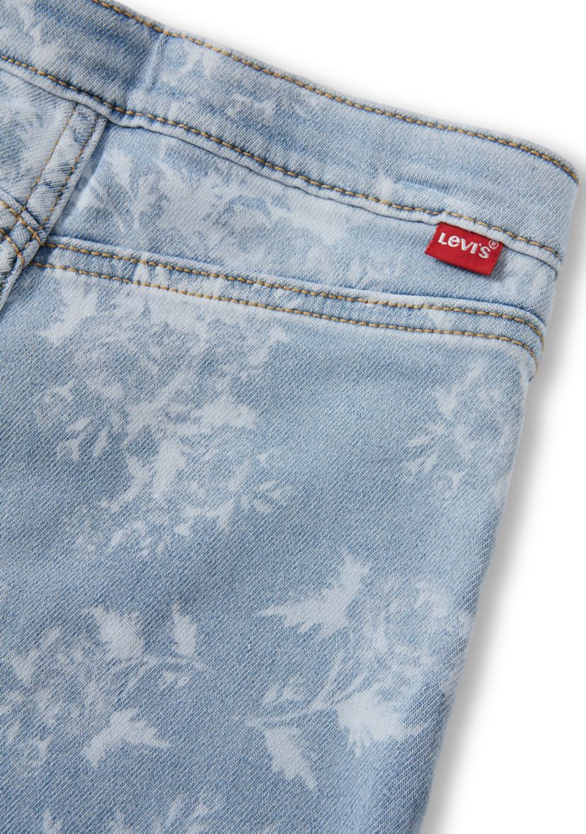 Girls 4-6x Pull-On Wide Leg Printed Pants