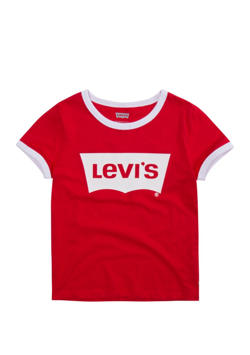 Girls 7-16 Batwing Ringer T Shirt 