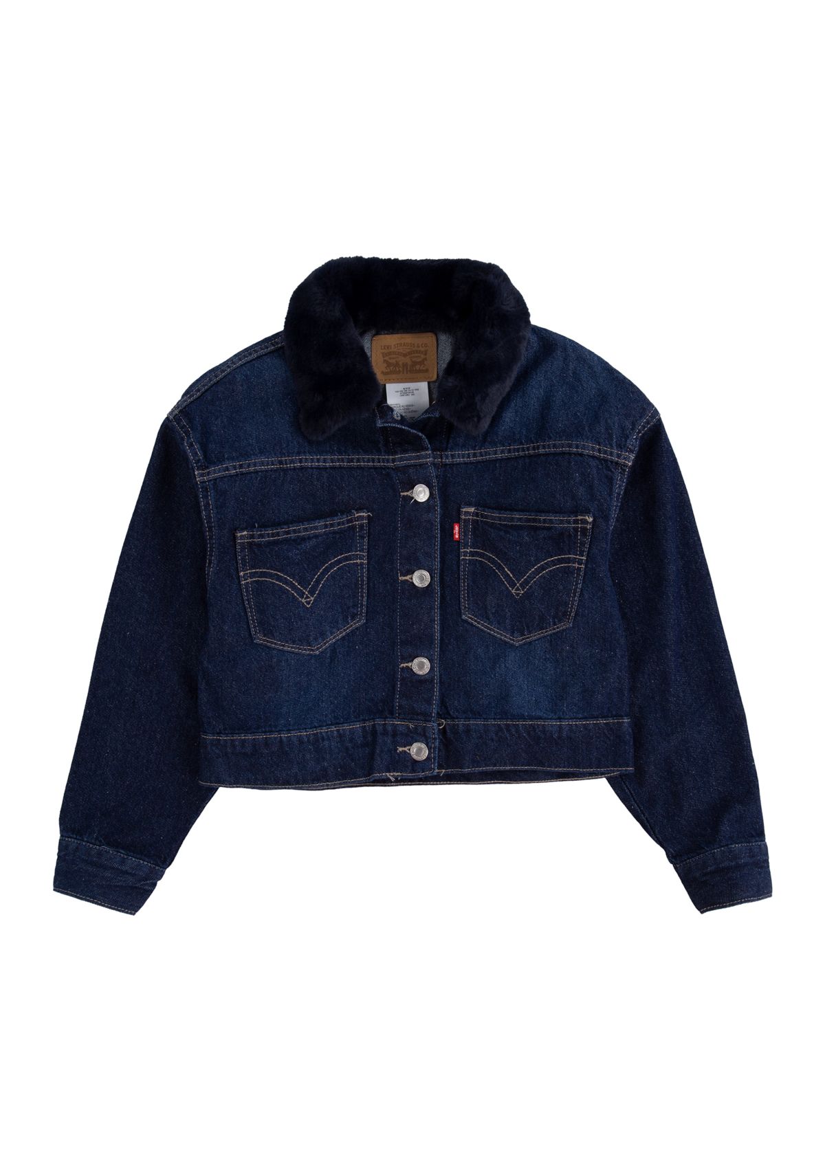 Girl 7-16 Oversized Trucker Jacket