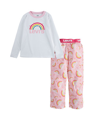 Levi's® Girls 4-12 Rainbow Pajama Set | belk