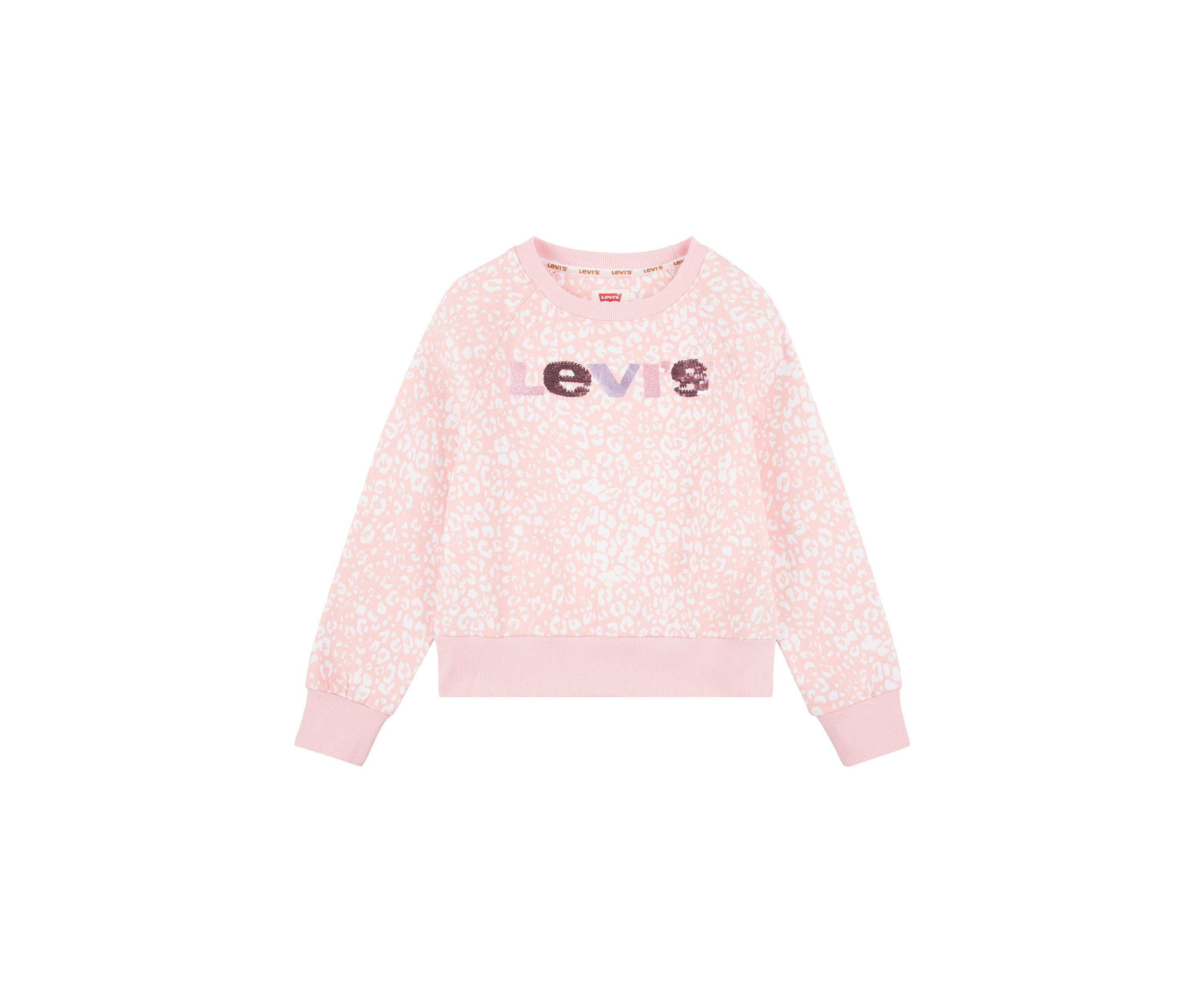 Boys 8-20 Cinched Leopard Printed Graphic Sweatshirt