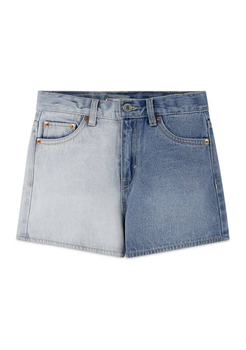 Levi's® Girls 7-16 Bleach Dipped Denim Shorts
