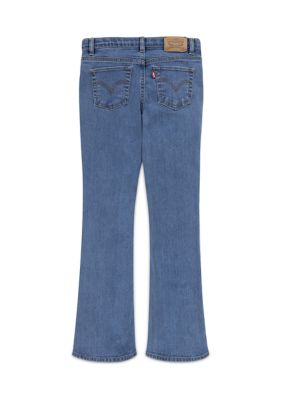 Girls' High-rise Baggy Wide Leg Jeans - Art Class™ Medium Wash 12