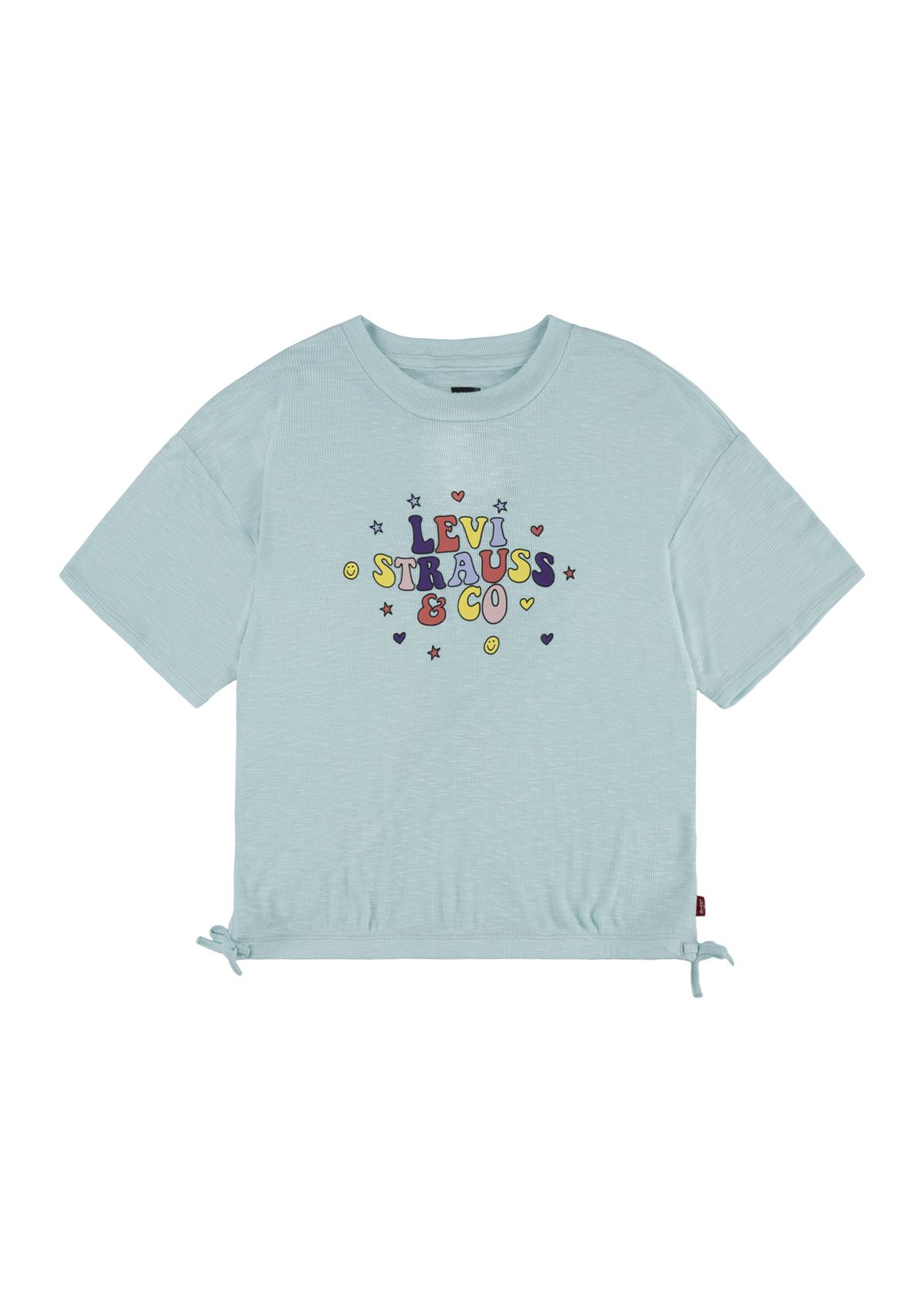 Girls 7-16 Side Cinched Logo Graphic T-Shirt 