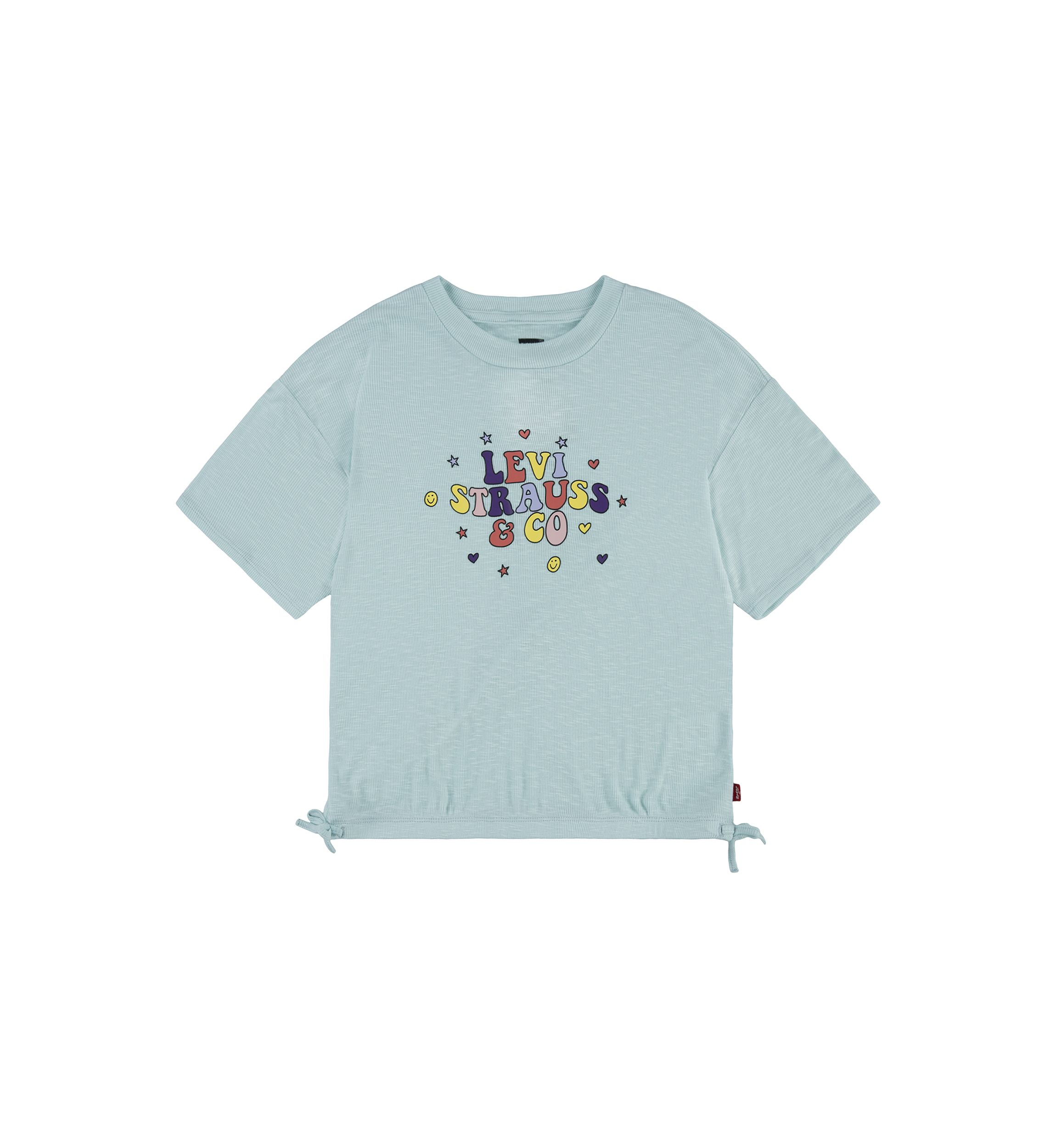 Girls 7-16 Side Cinched Logo Graphic T-Shirt 