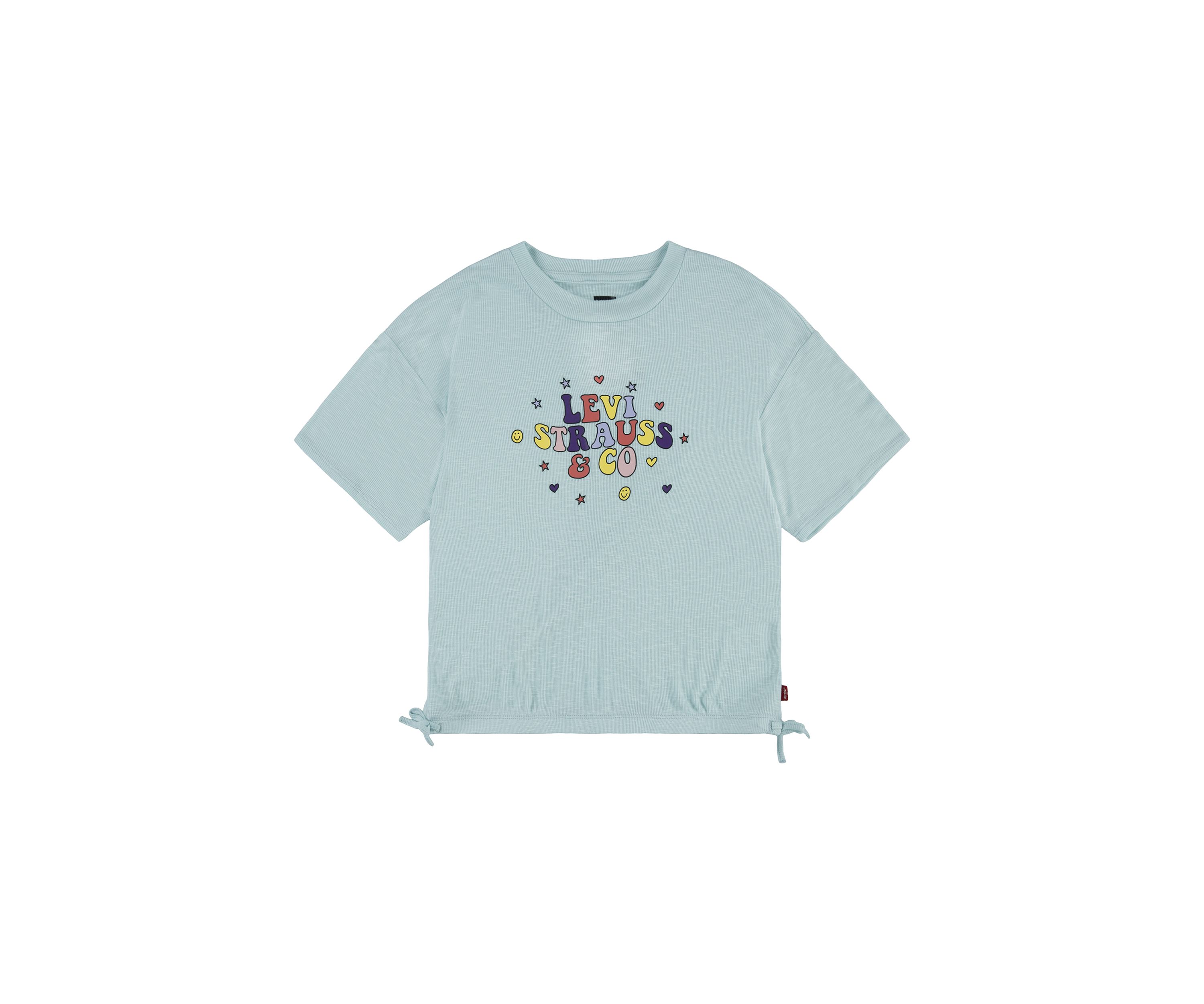 Girls 7-16 Side Cinched Logo Graphic T-Shirt 