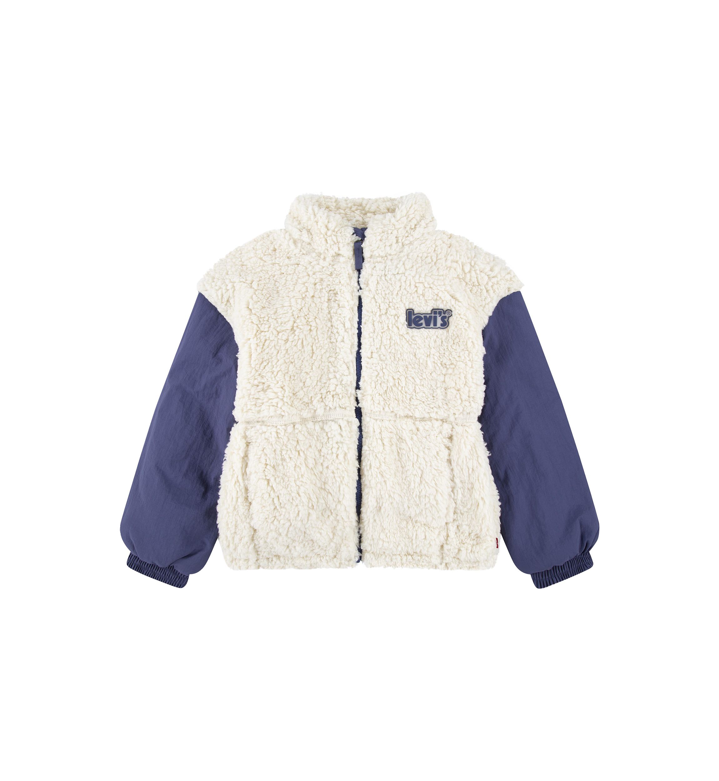 Girls 7-16 Boxy Fit Sherpa Jacket 
