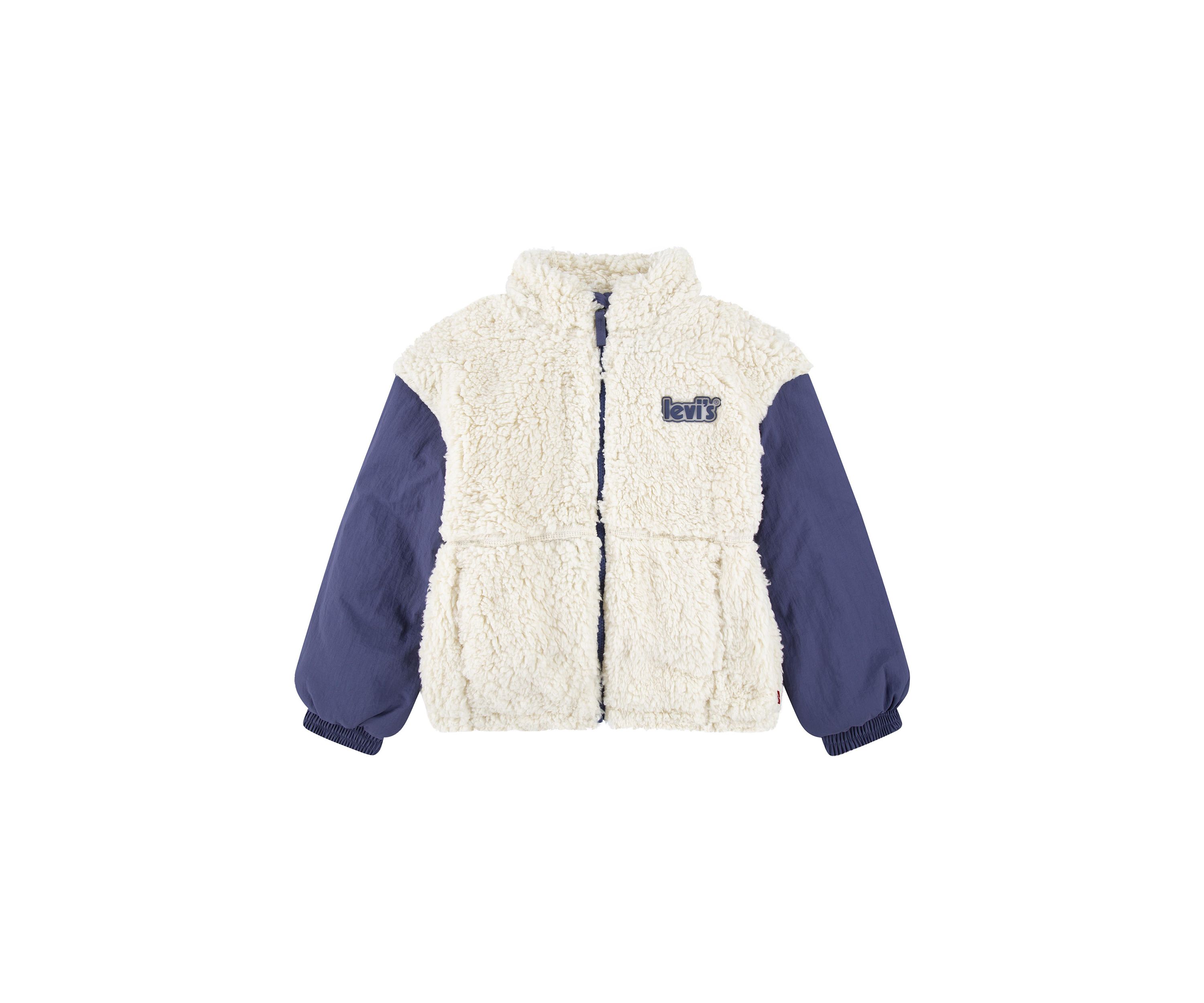 Girls 7-16 Boxy Fit Sherpa Jacket 