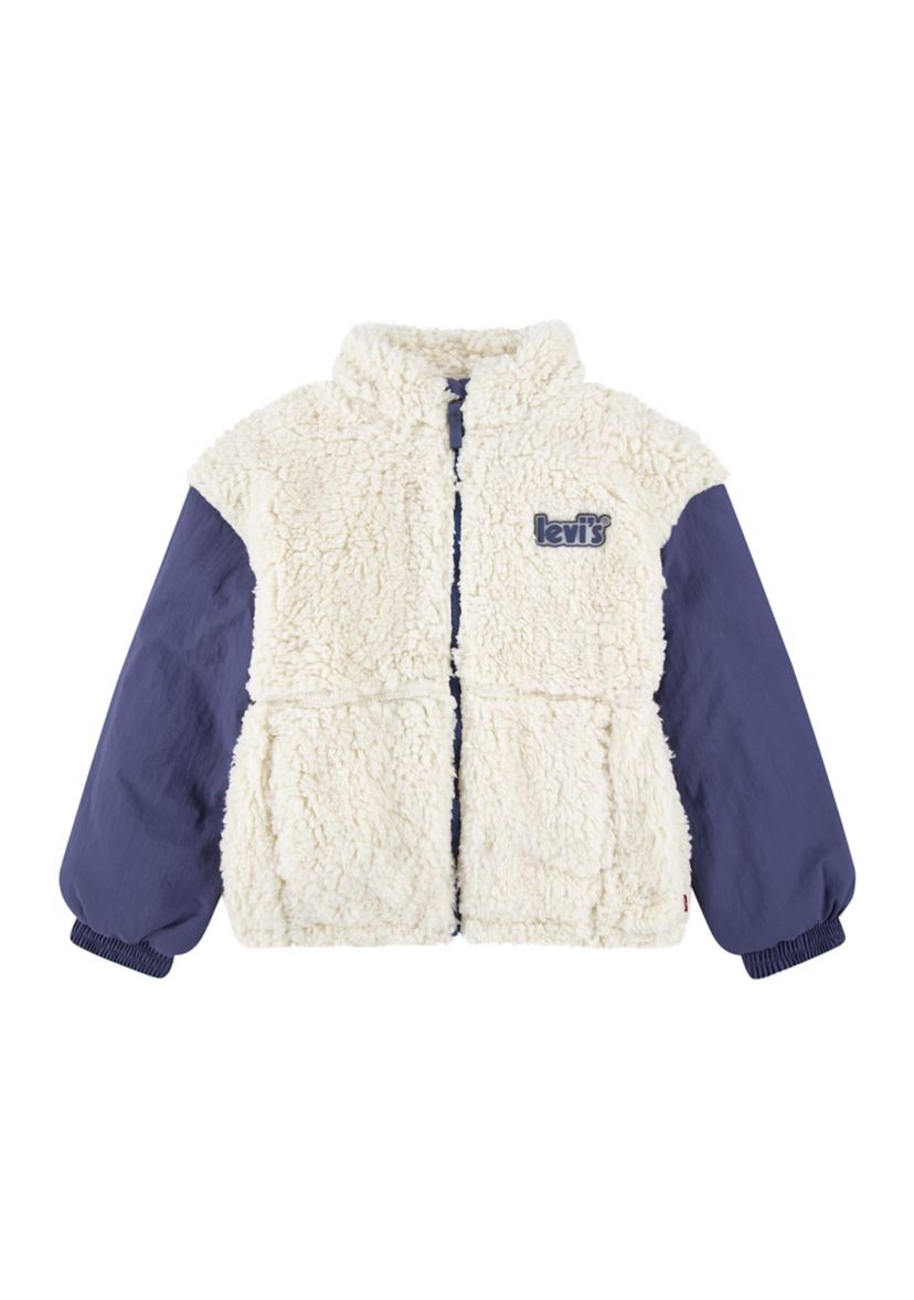 Girls 7-16 Boxy Fit Sherpa Jacket 