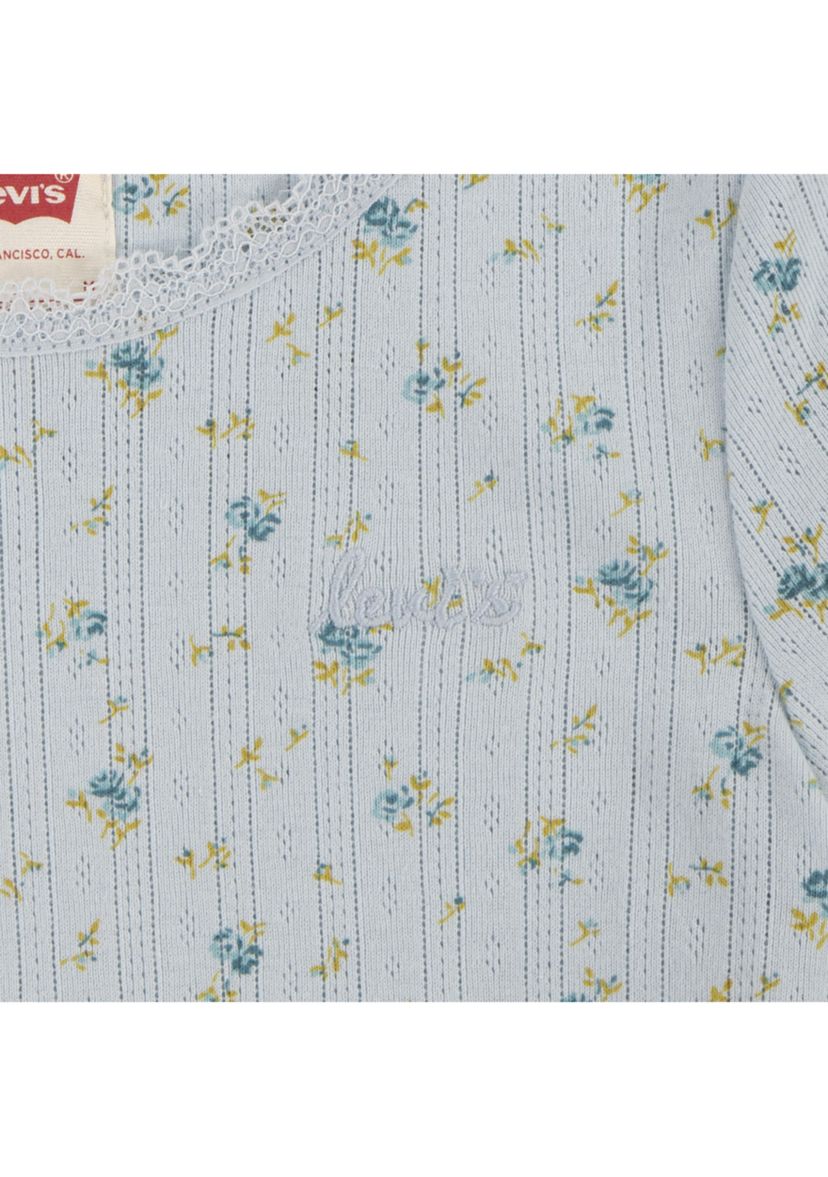 Girls 7-16 Short Sleeve Lace Scoop Neck T-Shirt 