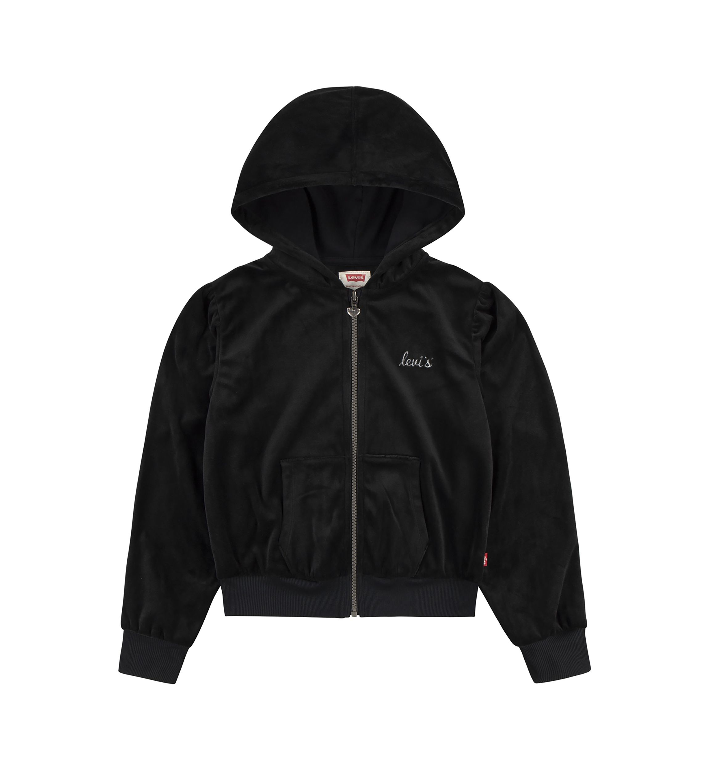 Girls 7-16 Velour Meet and Greet Hoodie