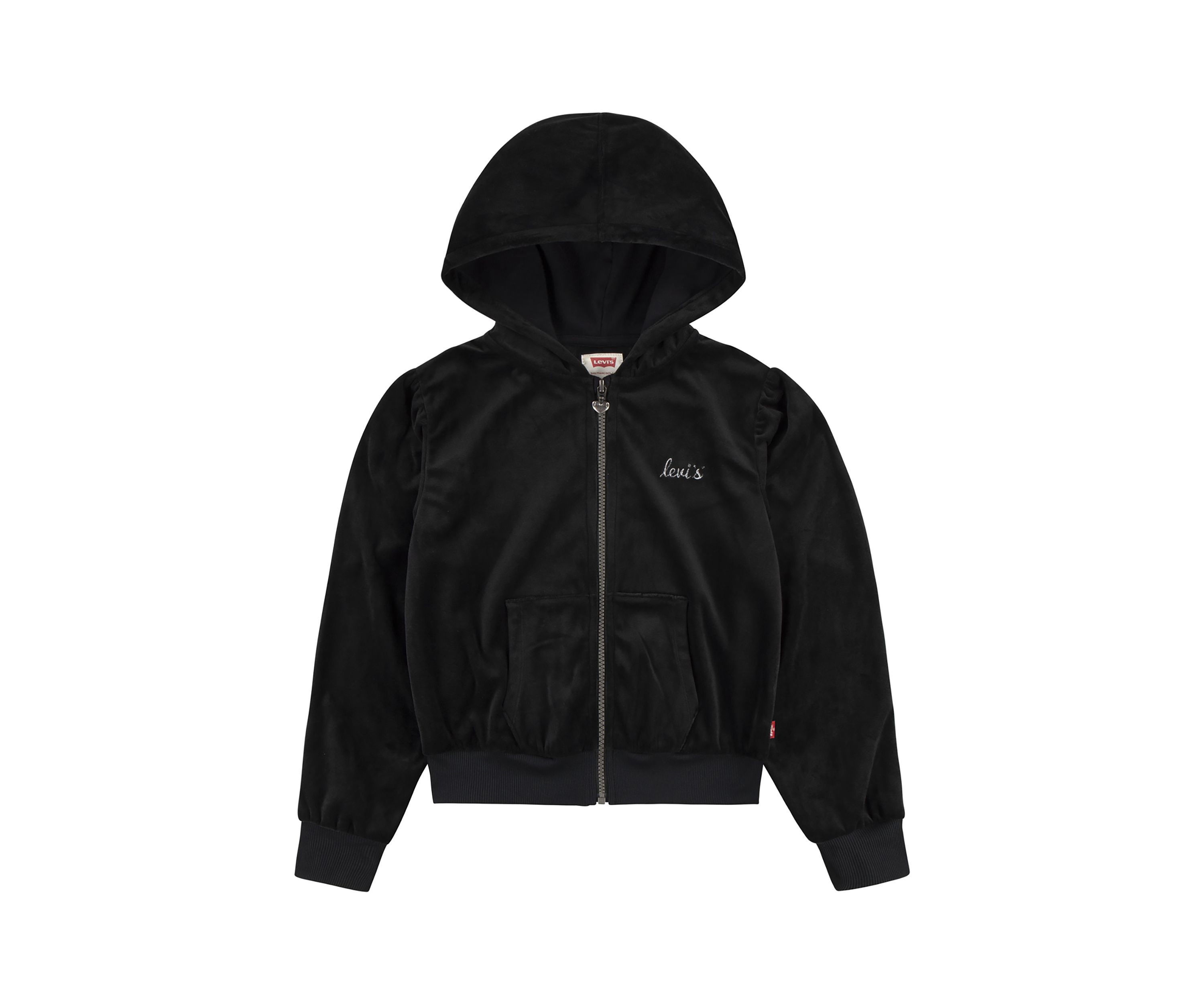 Girls 7-16 Velour Meet and Greet Hoodie