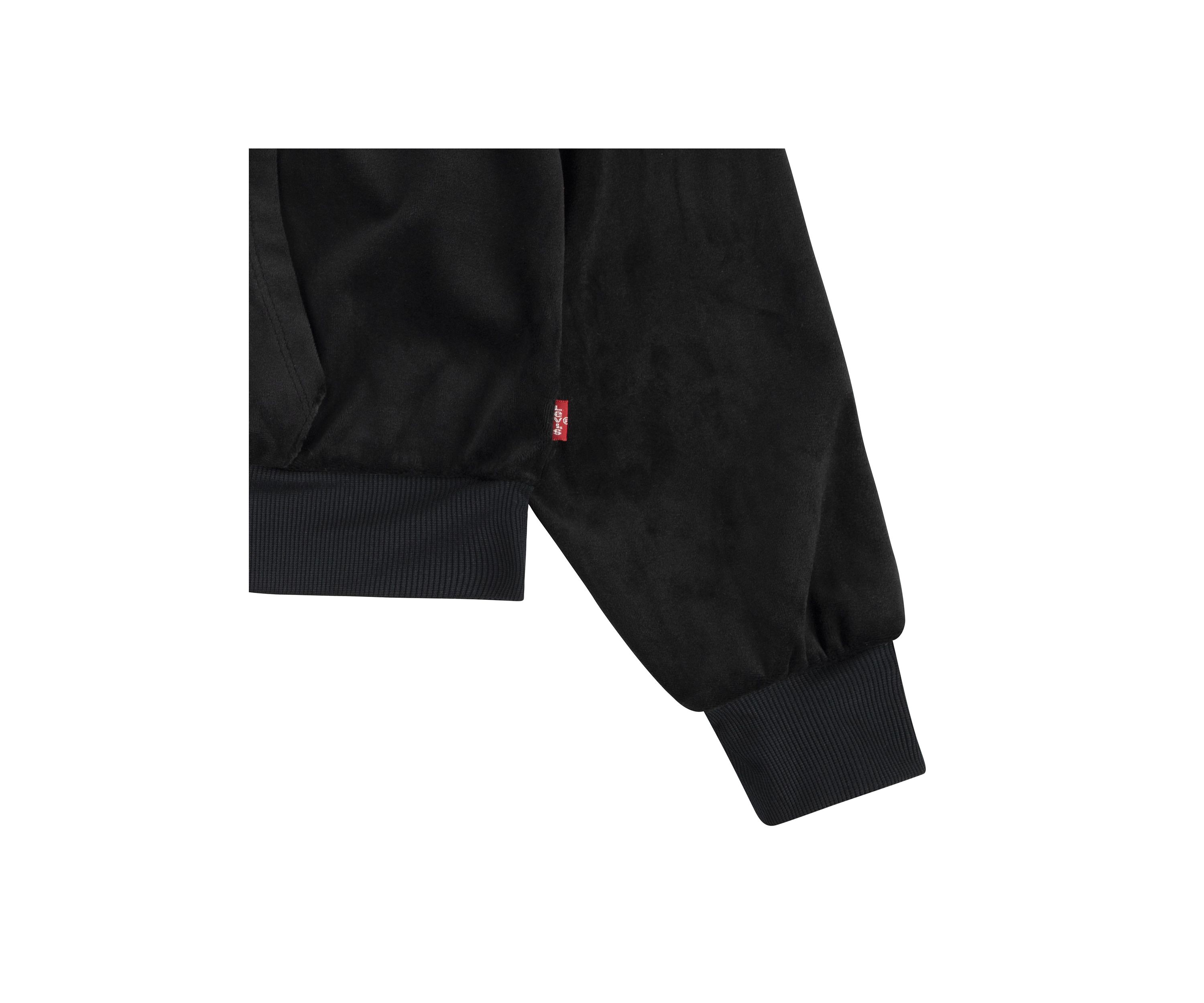 Girls 7-16 Velour Meet and Greet Hoodie
