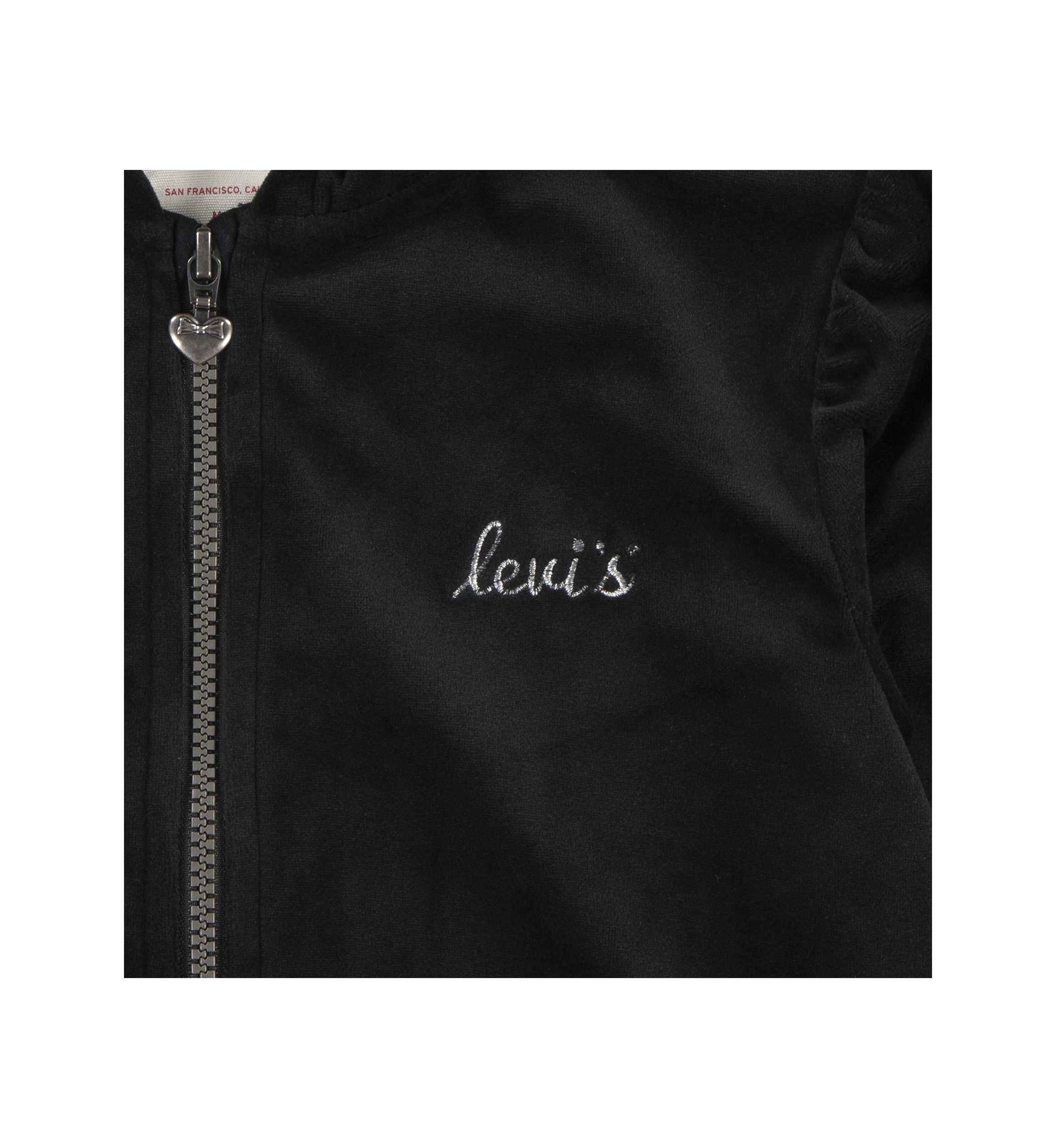 Girls 7-16 Velour Meet and Greet Hoodie