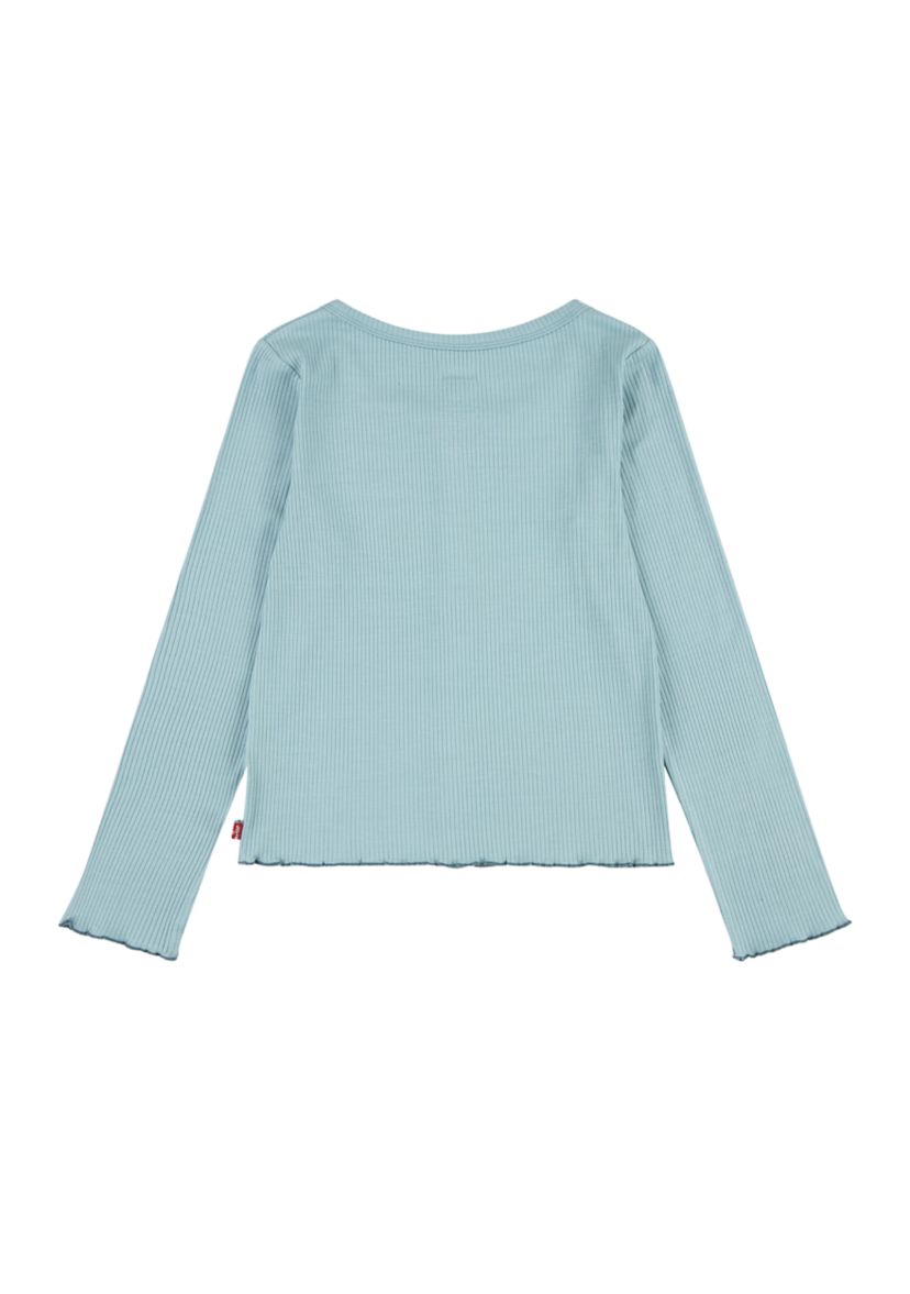 Girls 7-16 Solid Ribbed Knit Top