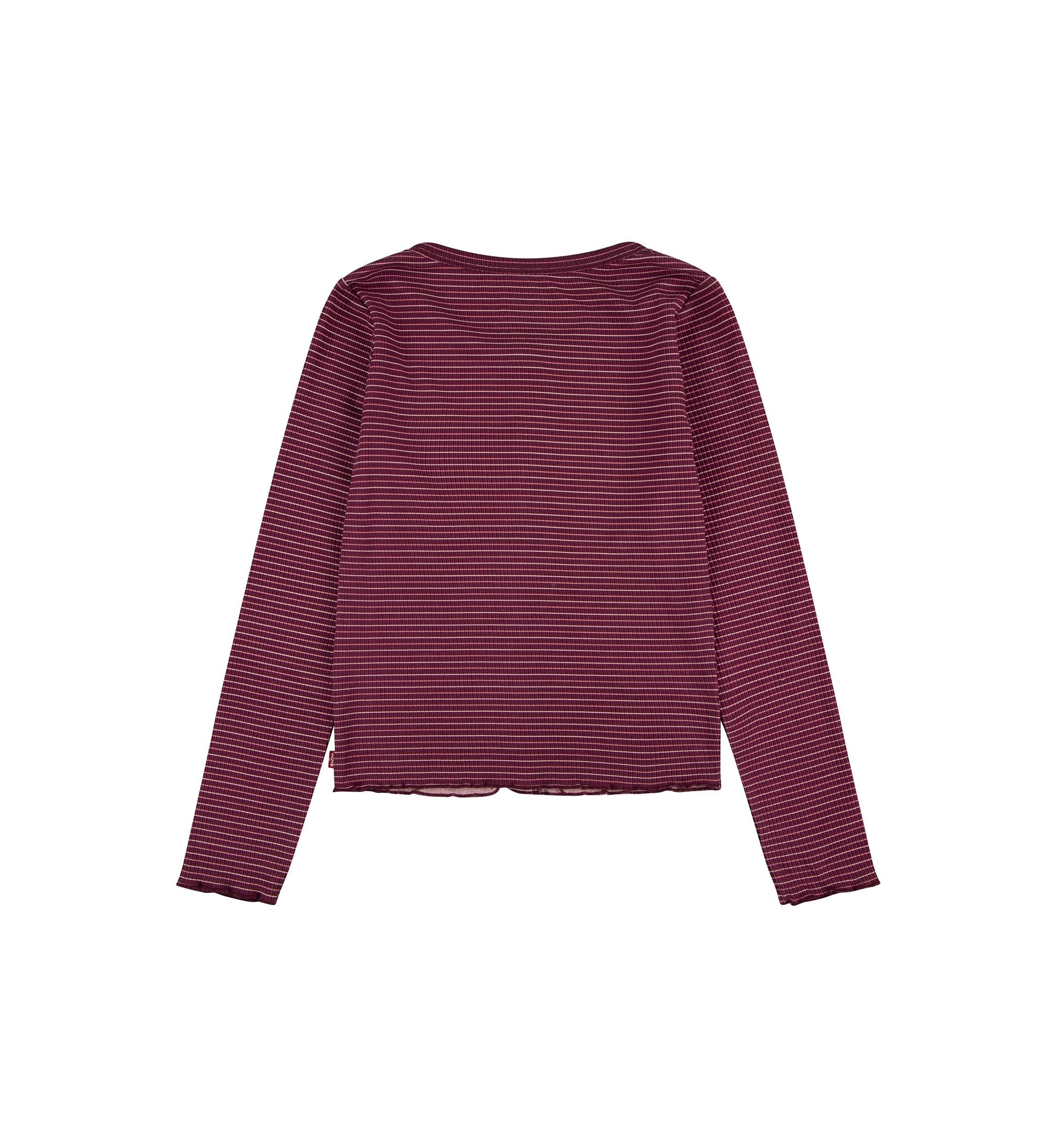Girls 7-16 Stripe Ribbed Top