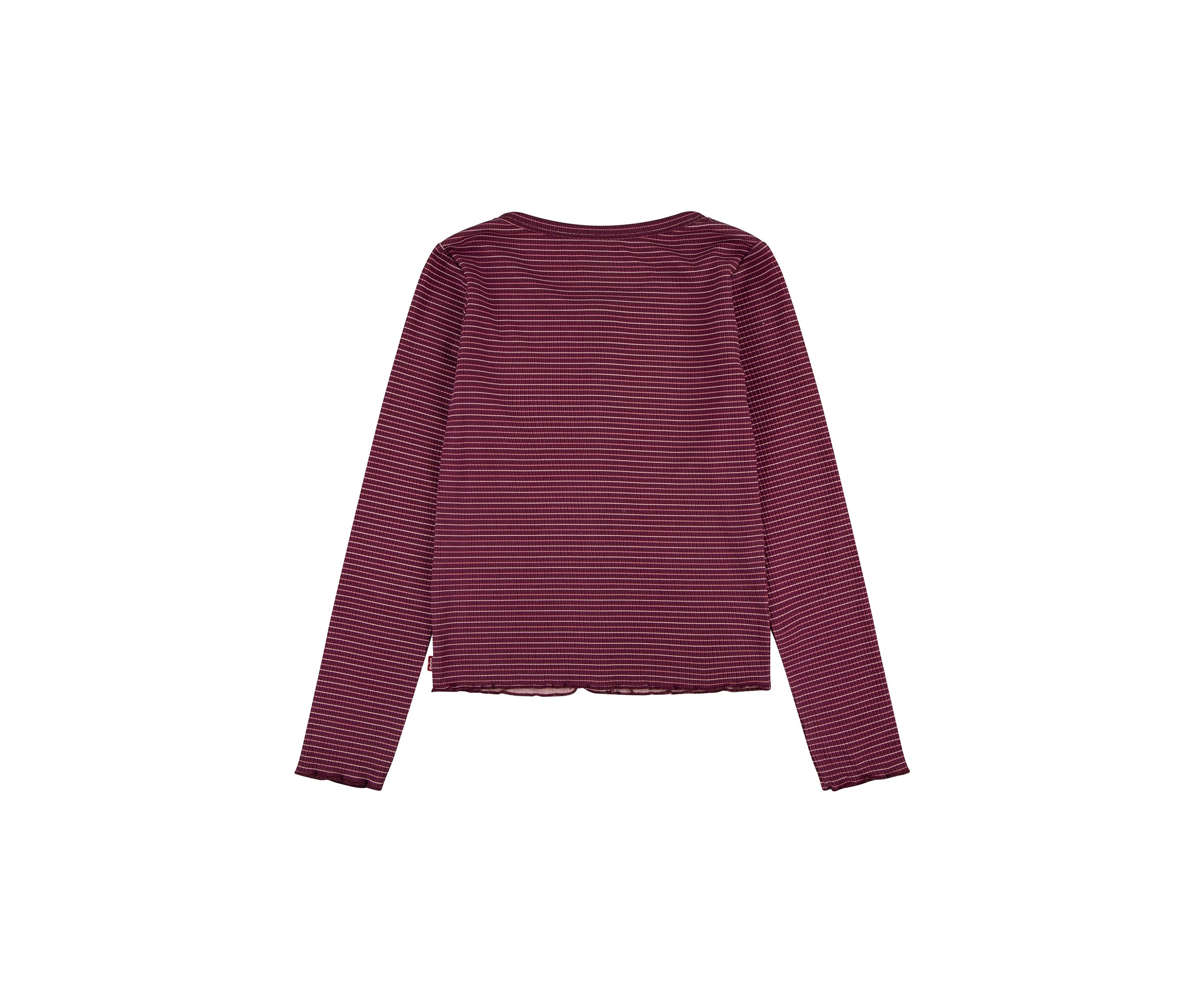 Girls 7-16 Stripe Ribbed Top