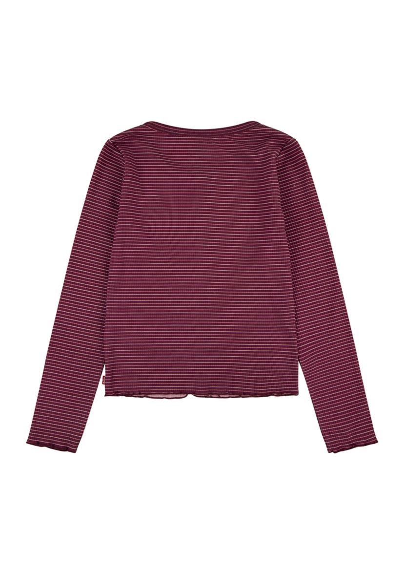 Girls 7-16 Stripe Ribbed Top