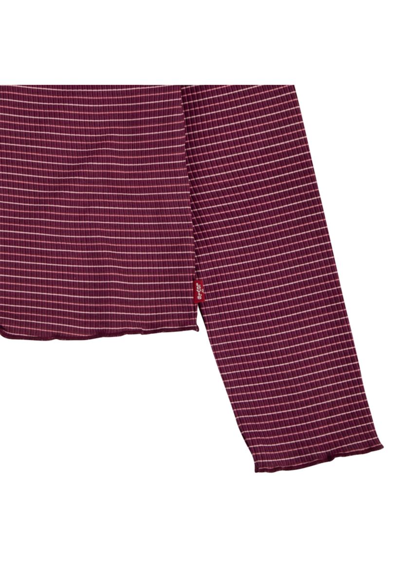 Girls 7-16 Stripe Ribbed Top