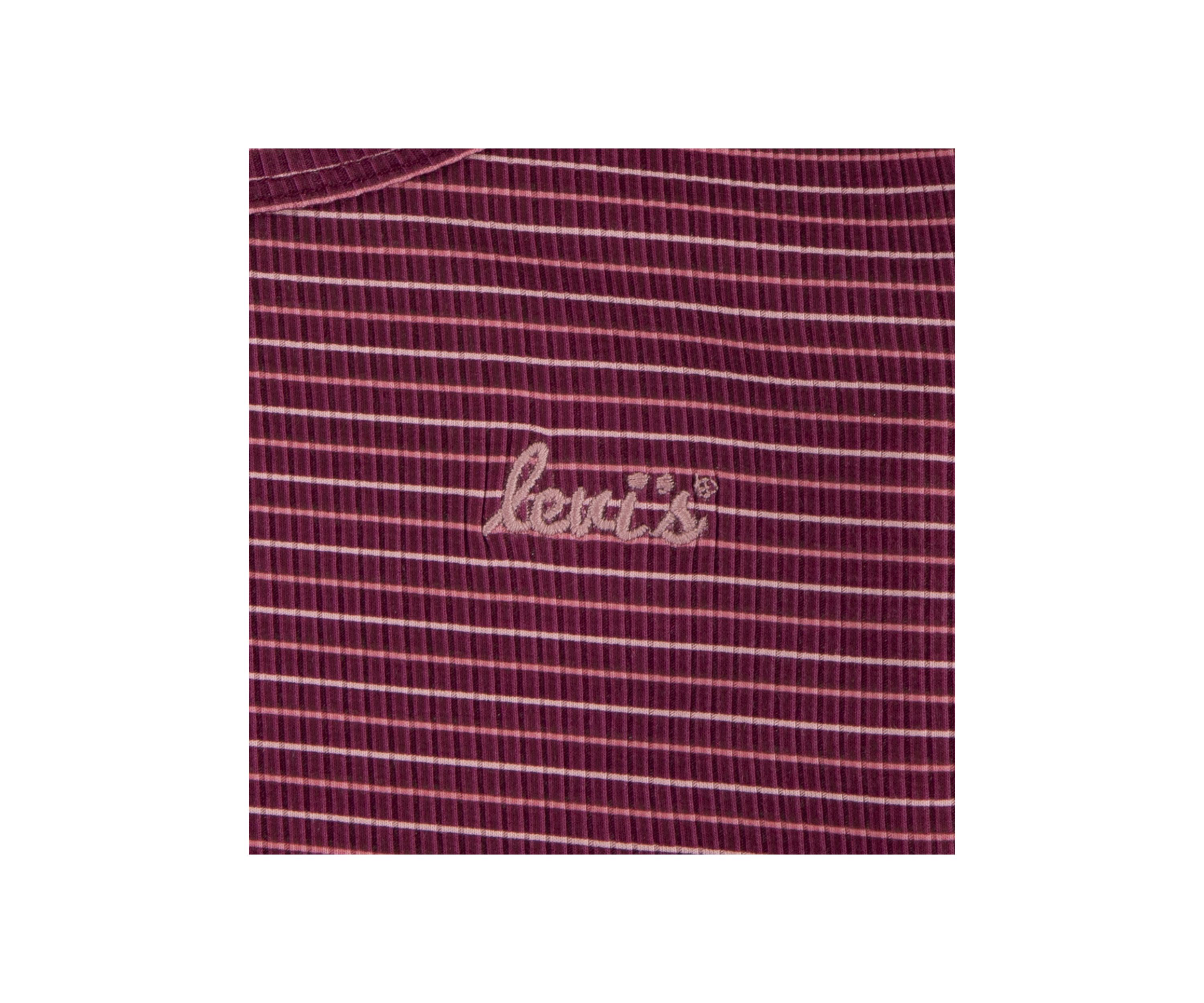 Girls 7-16 Stripe Ribbed Top