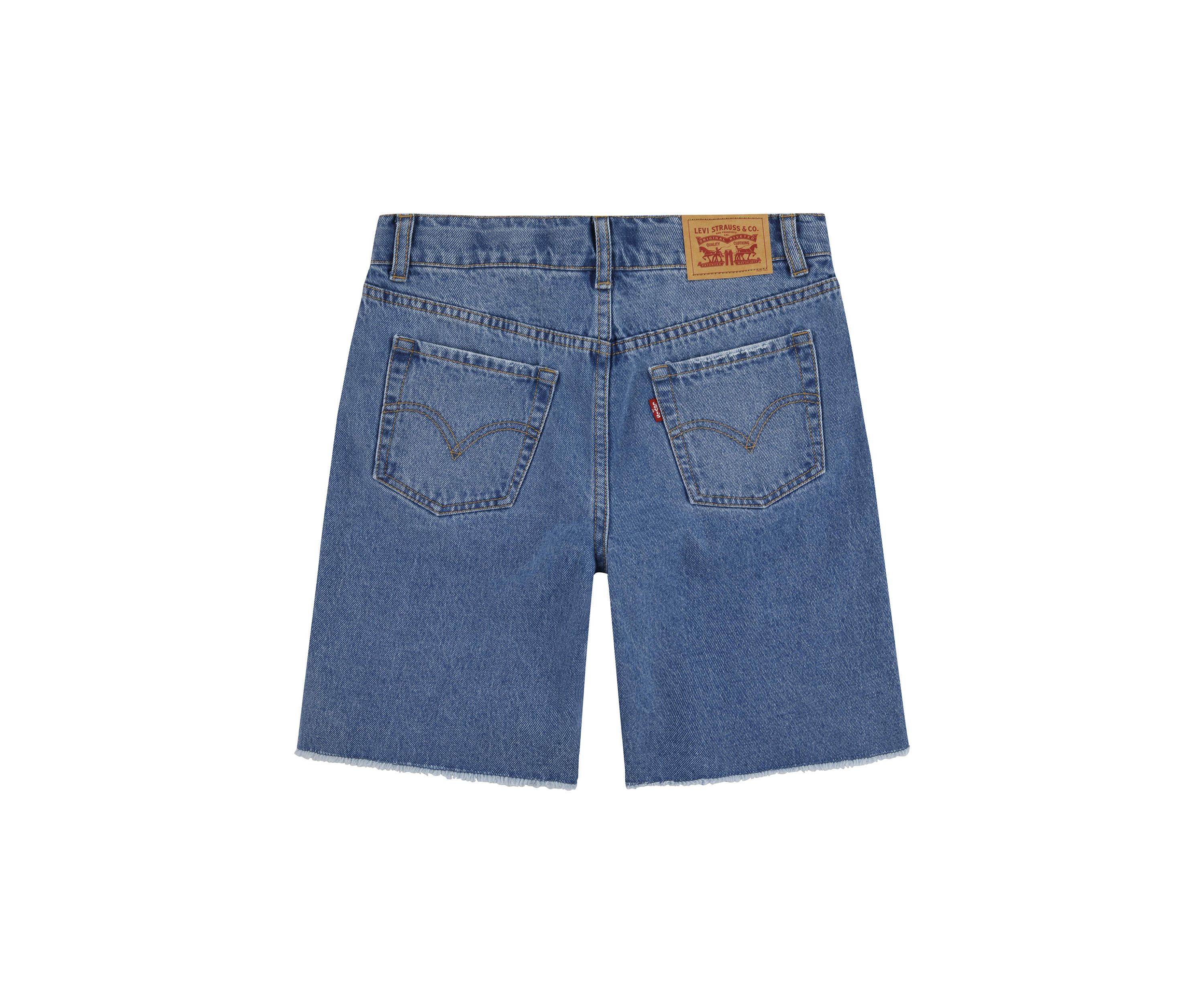 Girls 7-16 Patchwork Appliqué Shorts
