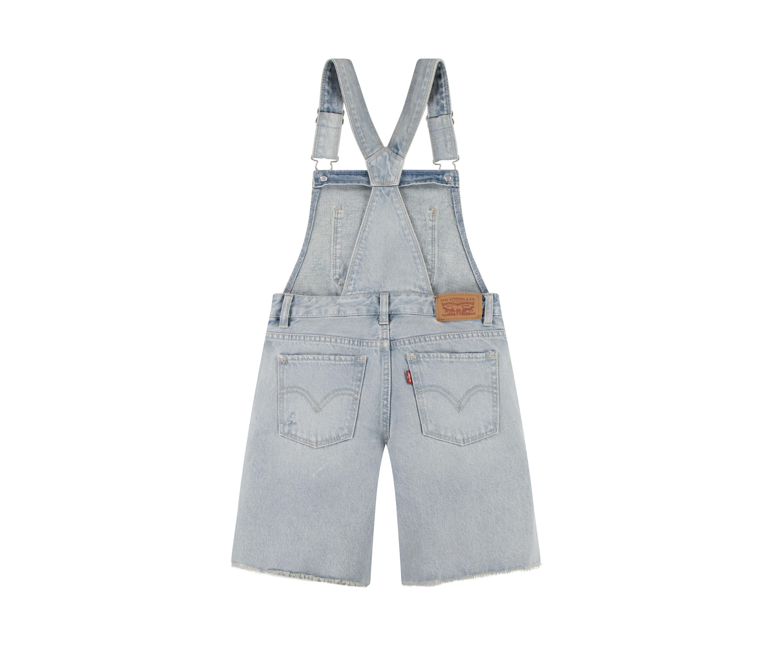 Girls 7-16 Denim Overalls