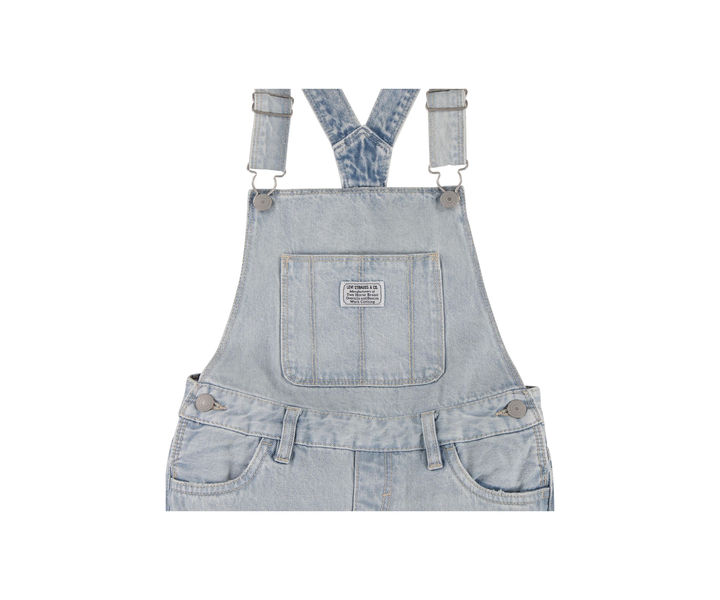 Girls 7-16 Denim Overalls