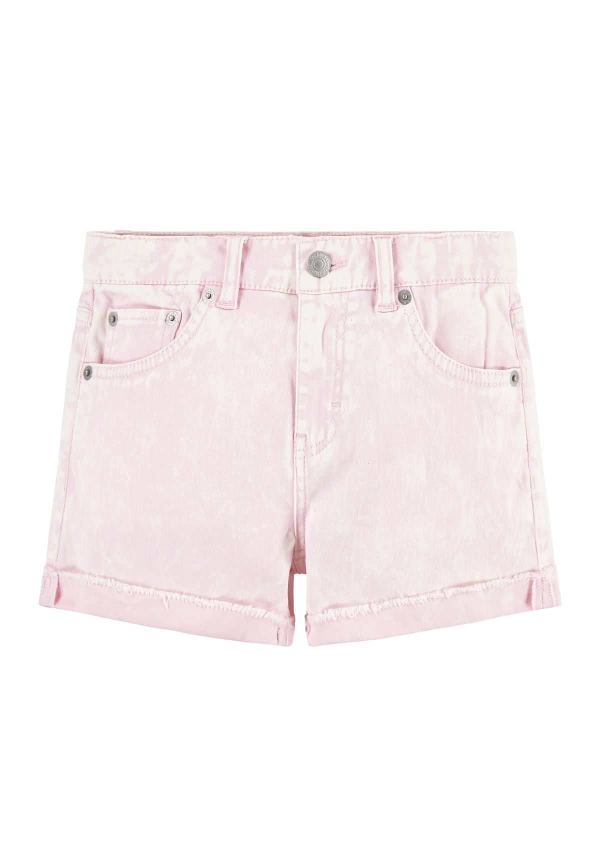 Girls 7-16 Angled Frayed Cuff Shorts
