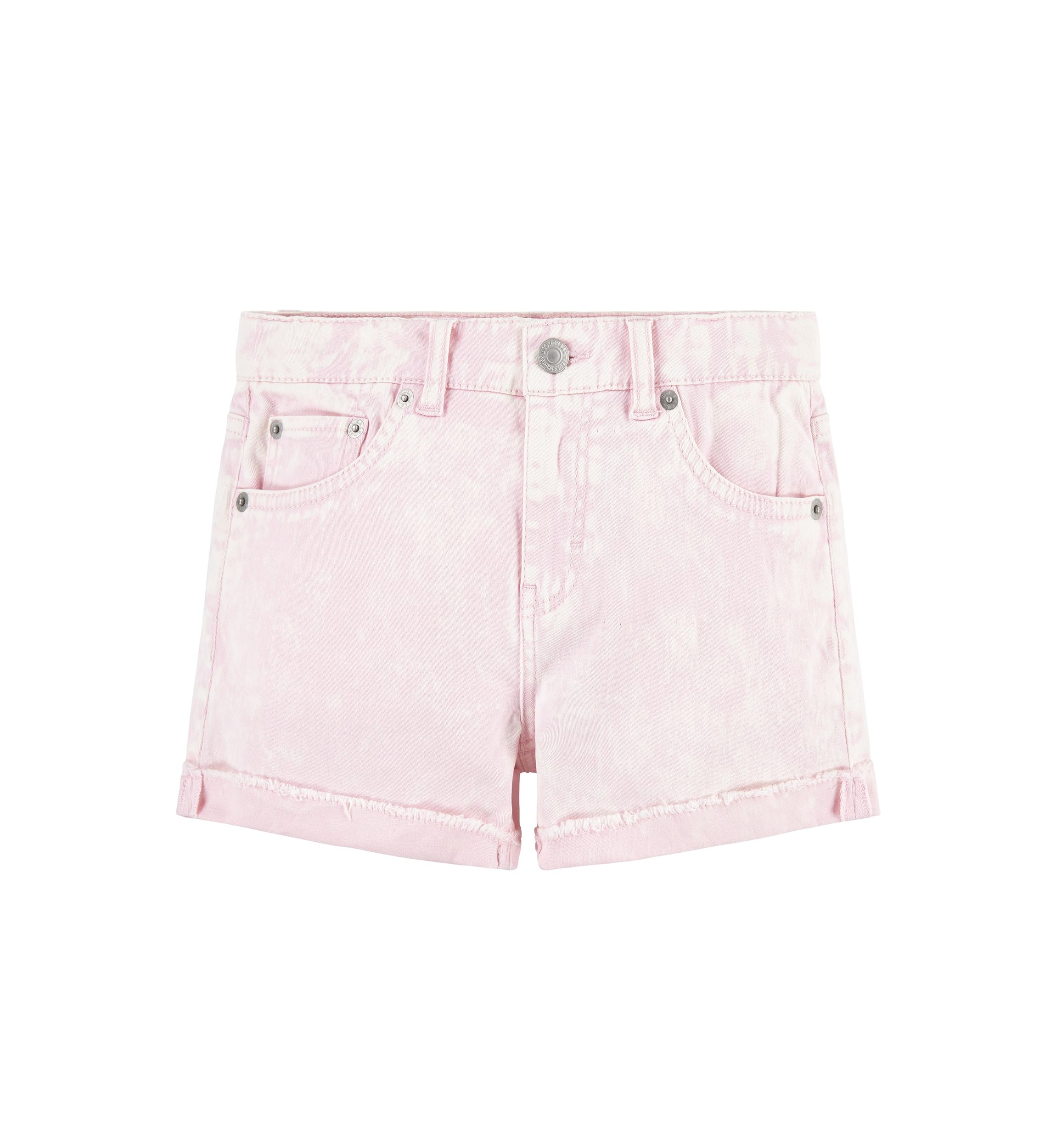 Girls 7-16 Angled Frayed Cuff Shorts