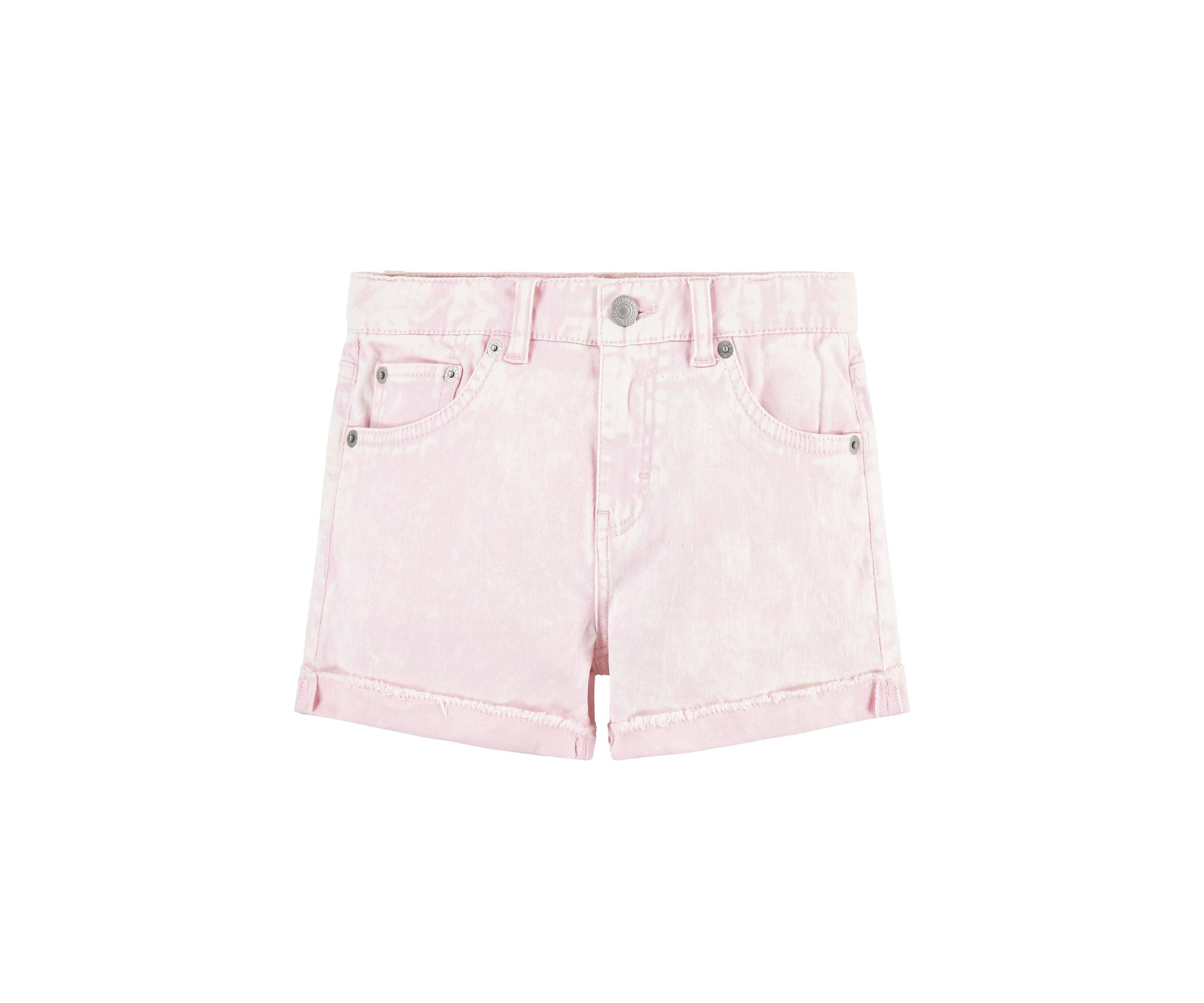 Girls 7-16 Angled Frayed Cuff Shorts