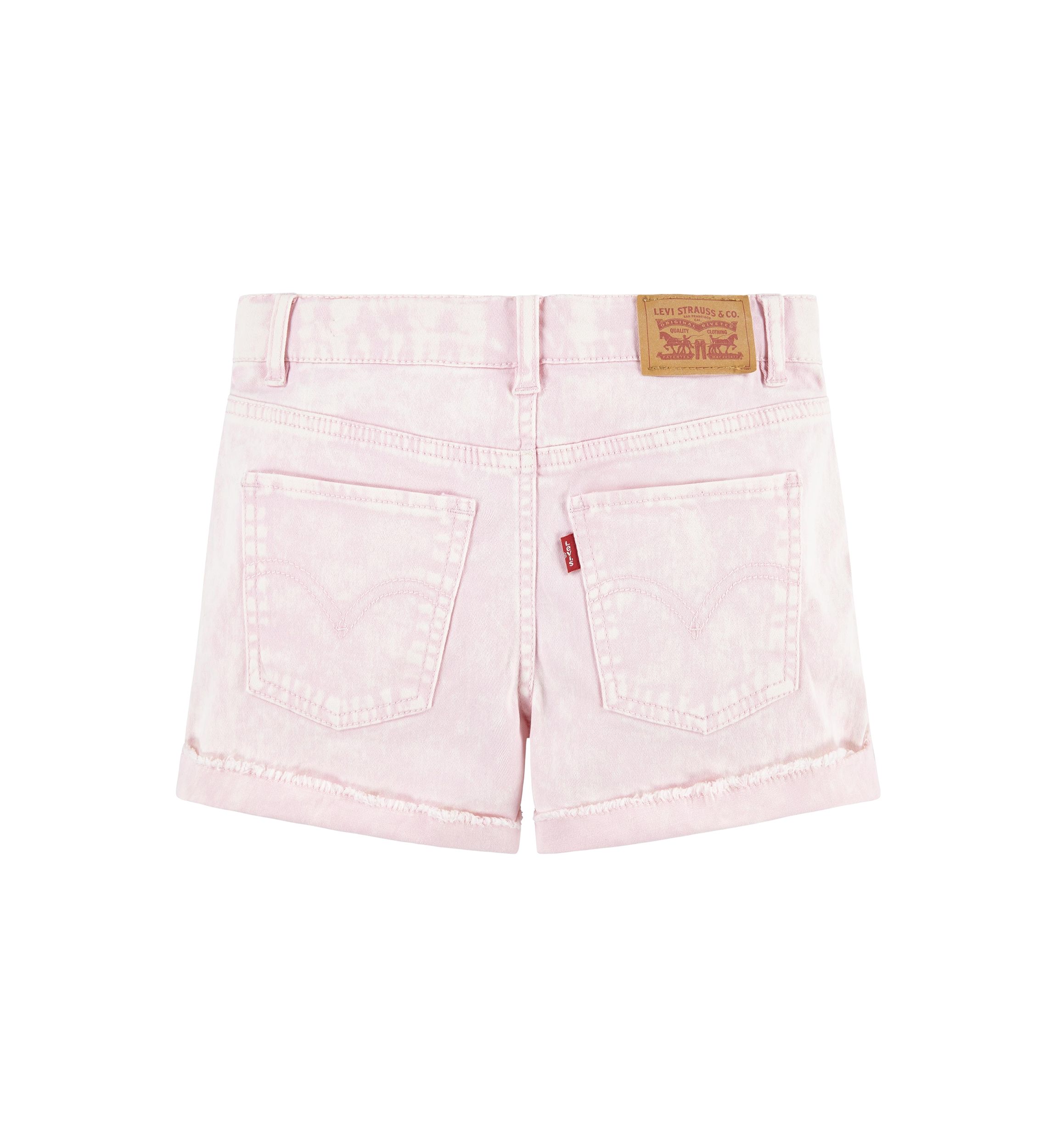 Girls 7-16 Angled Frayed Cuff Shorts