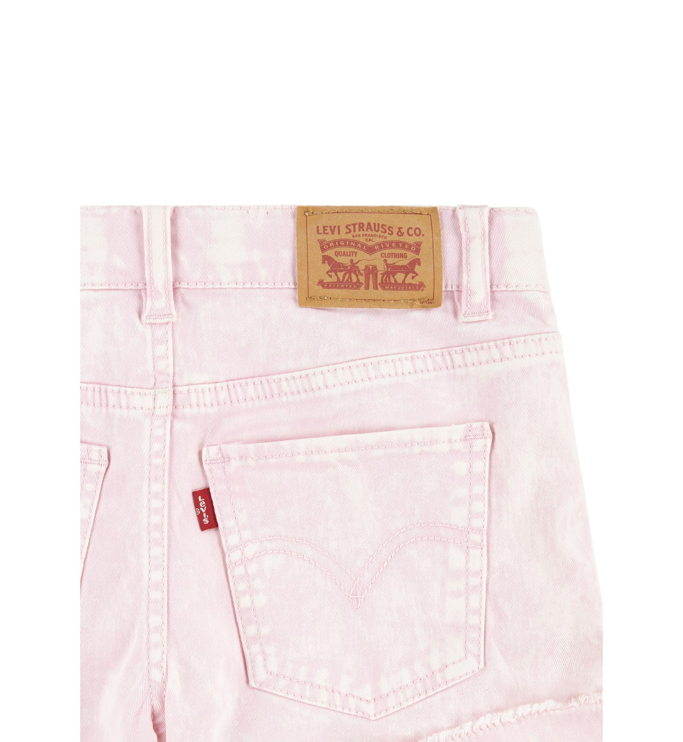 Girls 7-16 Angled Frayed Cuff Shorts
