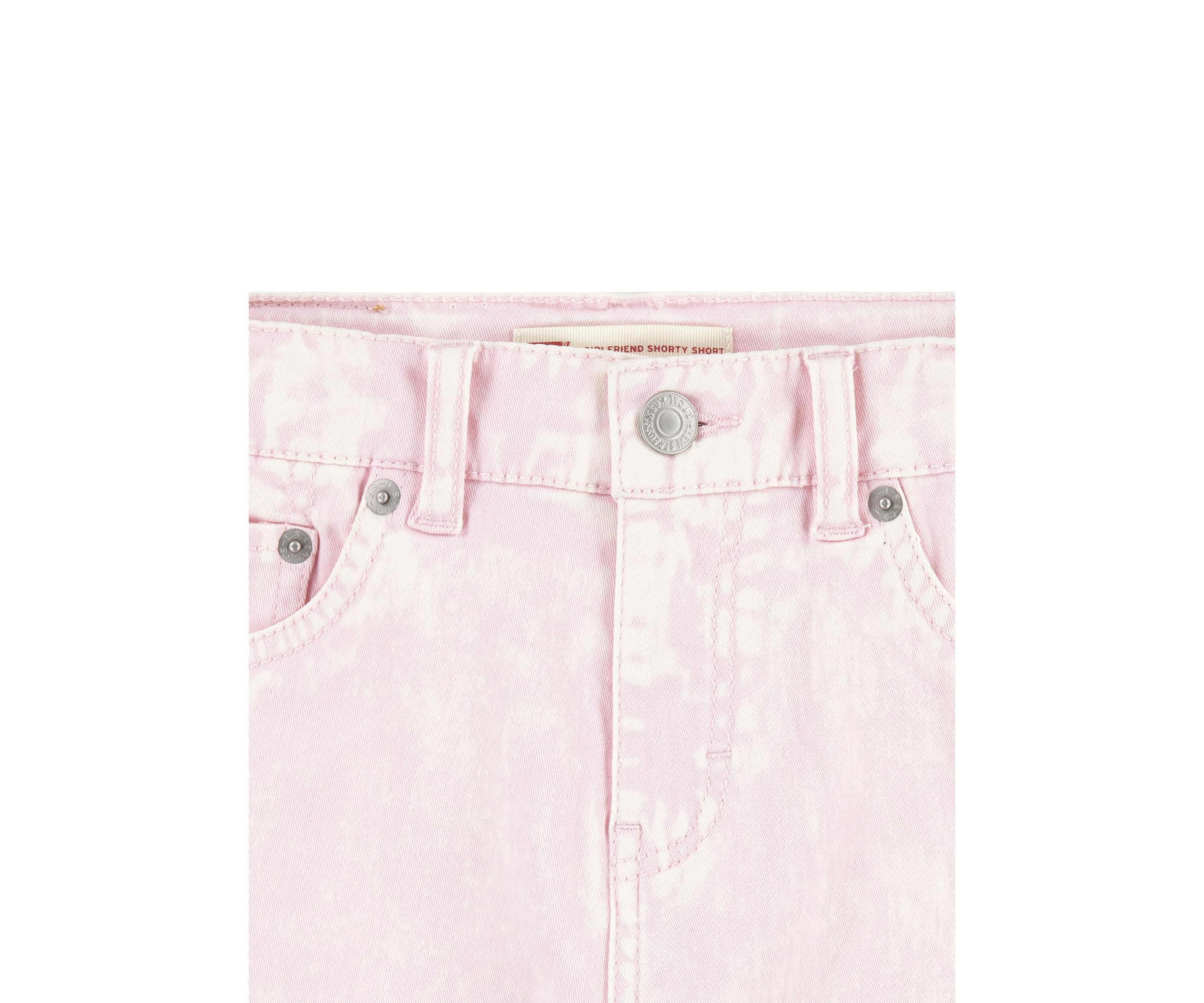 Girls 7-16 Angled Frayed Cuff Shorts