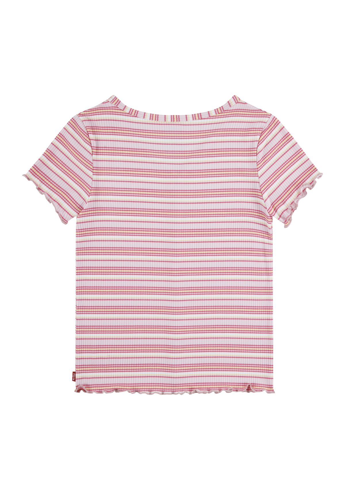 Girls 7-16 Short Sleeve Stripe Meet and Greet Top