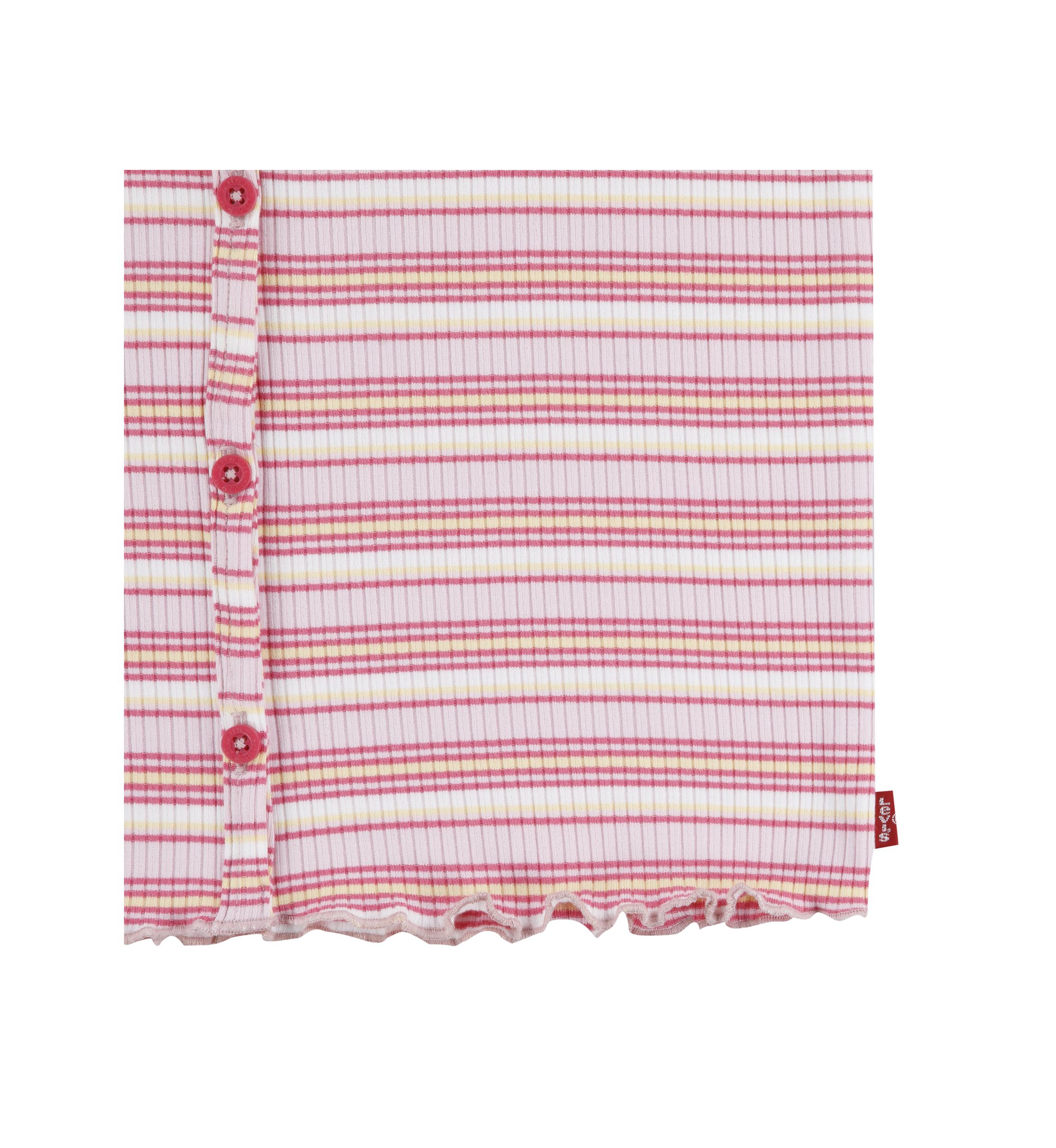 Girls 7-16 Short Sleeve Stripe Meet and Greet Top