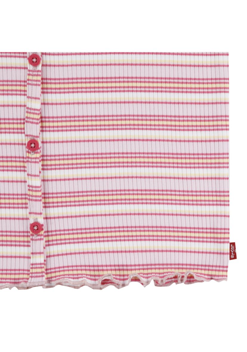 Girls 7-16 Short Sleeve Stripe Meet and Greet Top