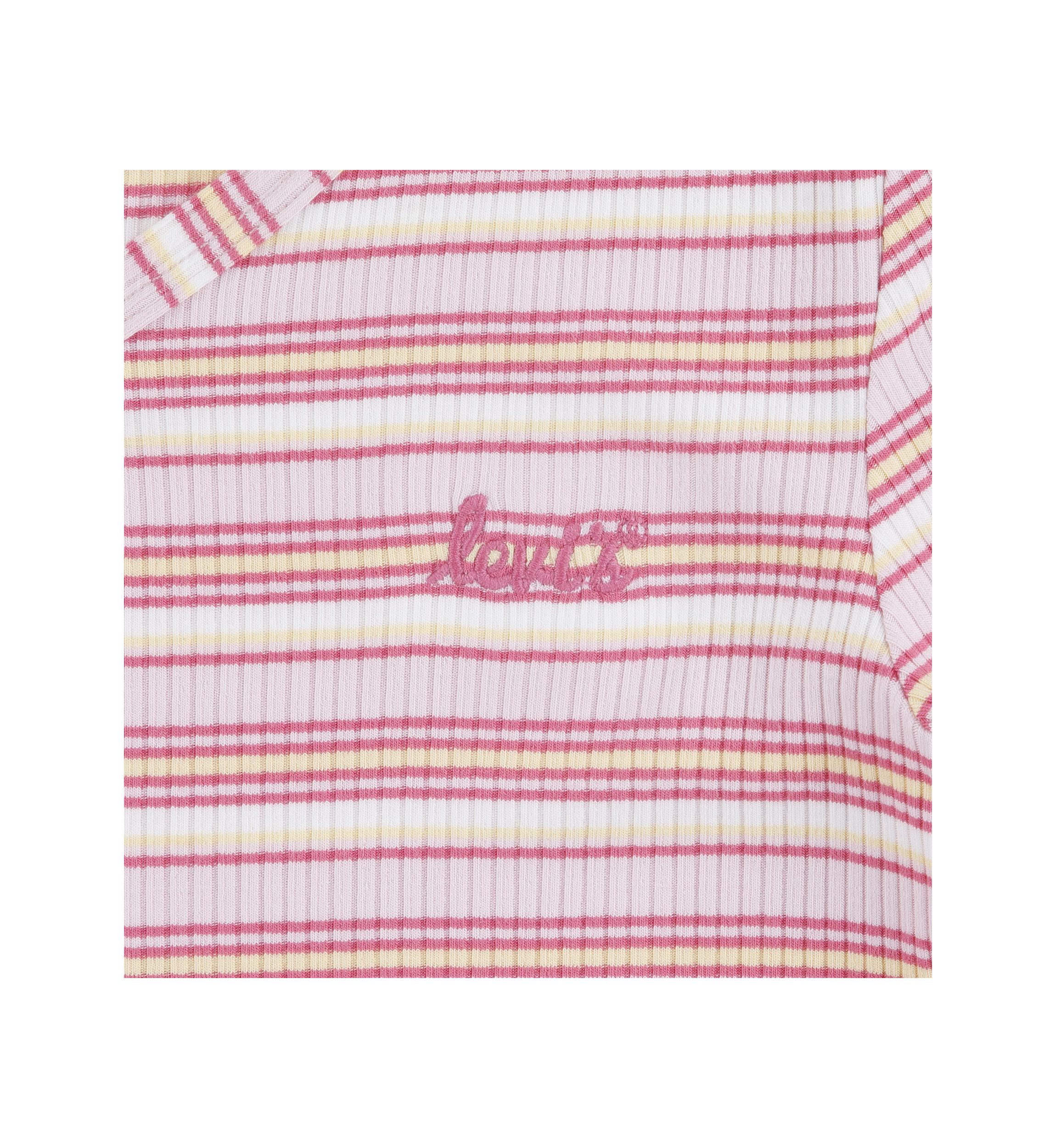 Girls 7-16 Short Sleeve Stripe Meet and Greet Top