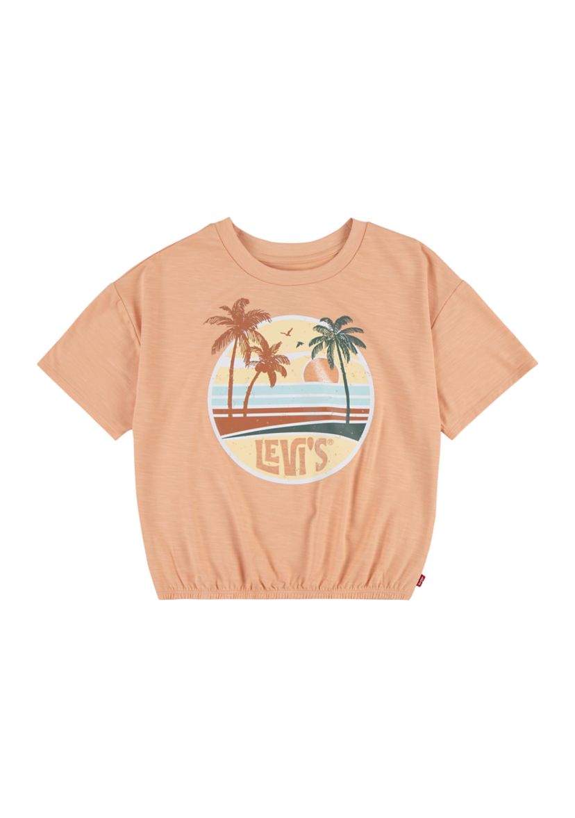 Girls 7-16 Sunrise Elastic Bubble Top