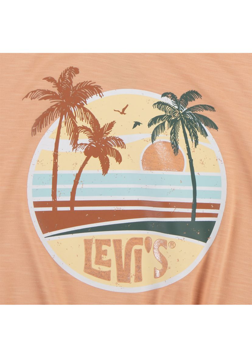 Girls 7-16 Sunrise Elastic Bubble Top
