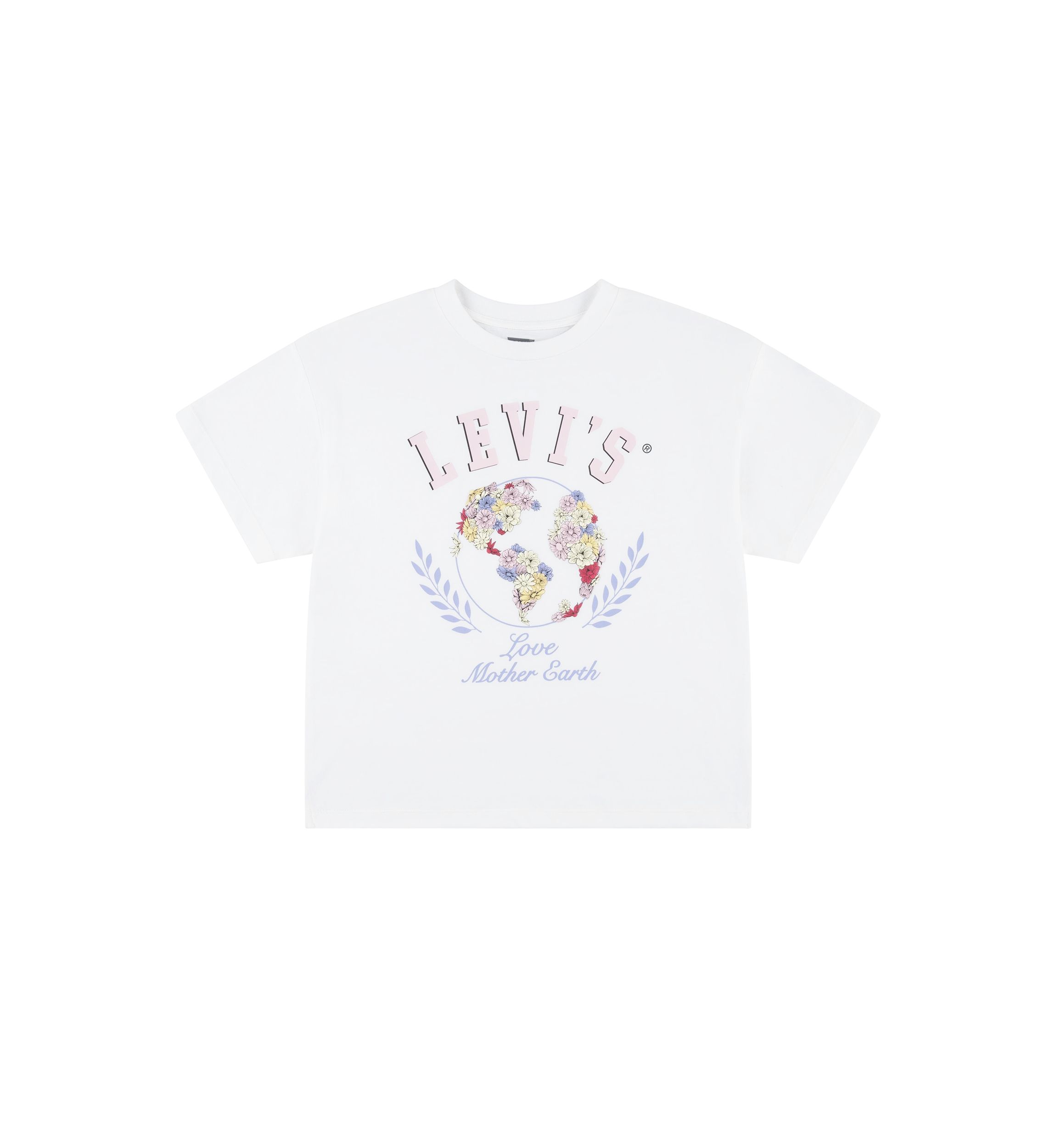 Girls 7-16 Oversized Earth Graphic T-Shirt