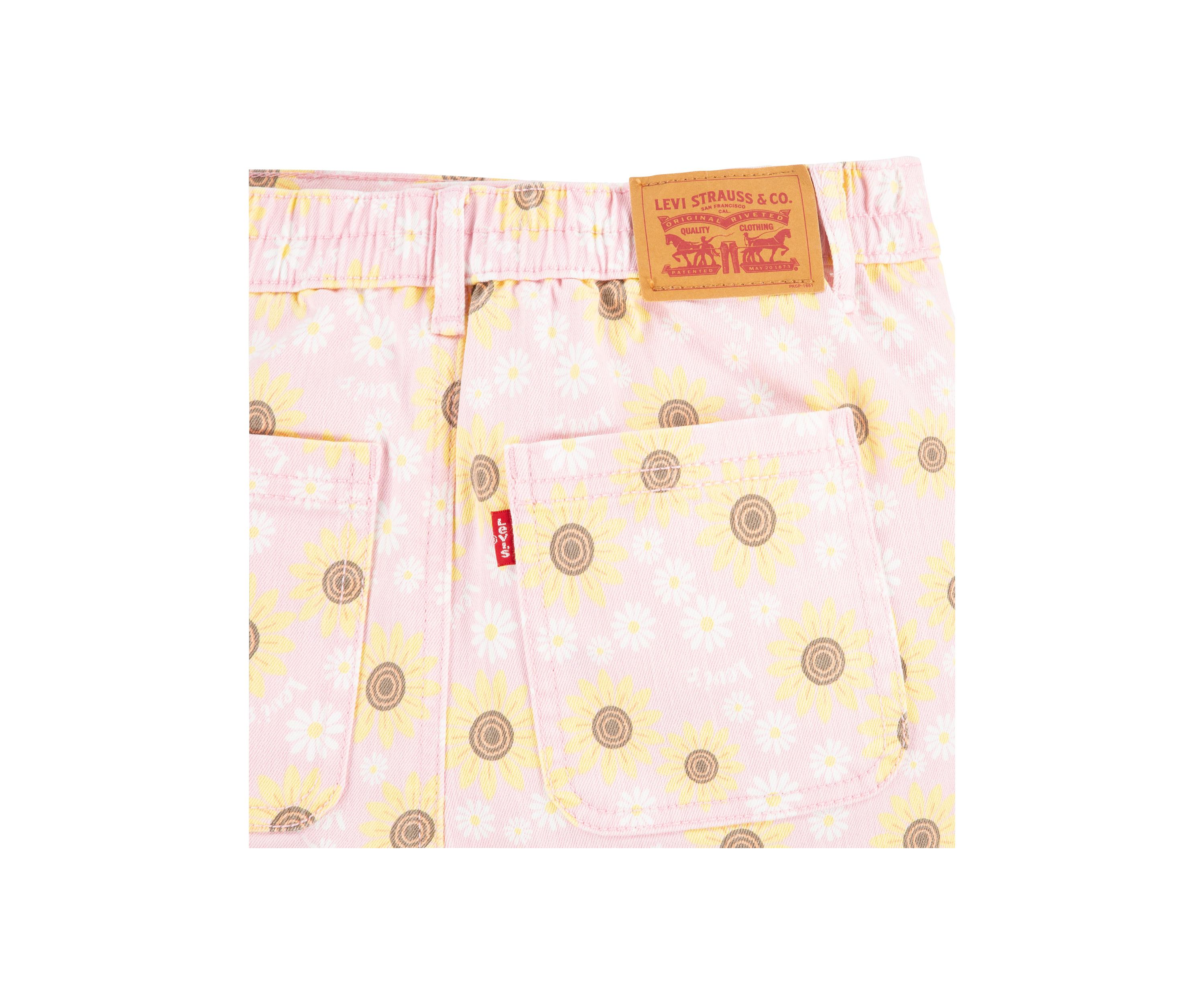 Girls 7-16 Printed Twill A-Line Shorts