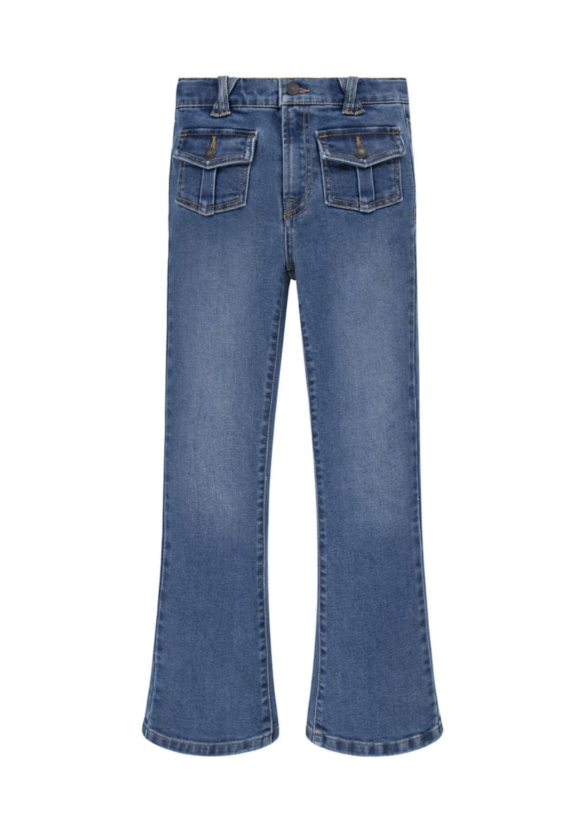Girls 7-16 Cargo Flare Jeans