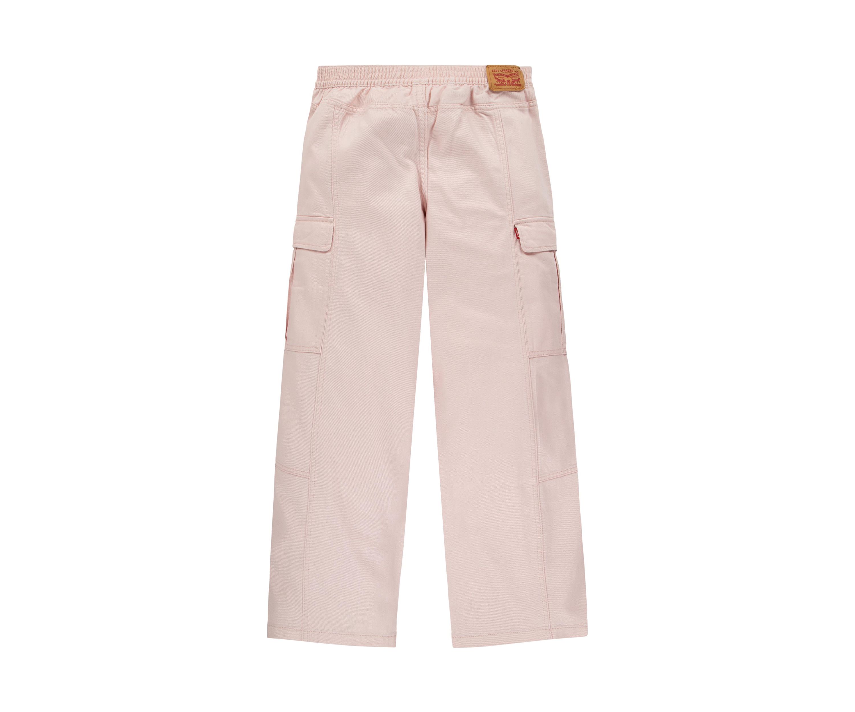 Girls 7-16 Twill Baggy Wide Leg Cargo Pants