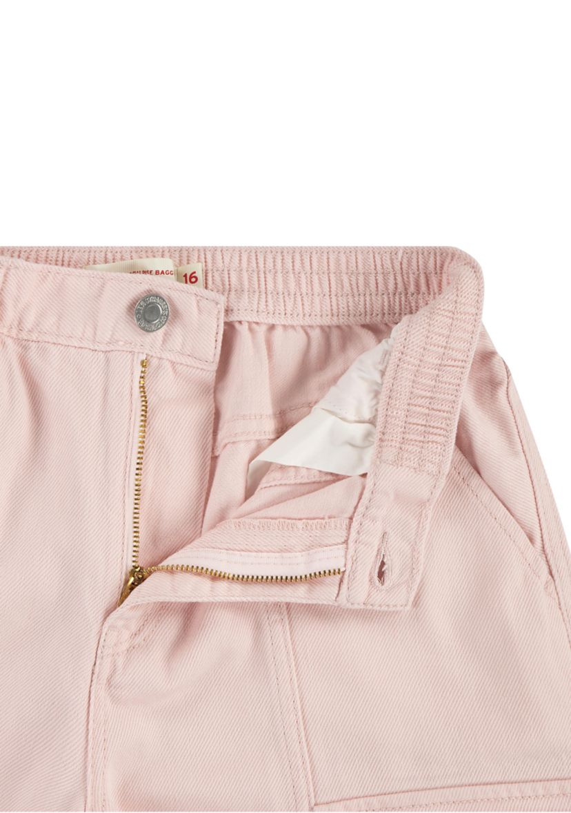 Girls 7-16 Twill Baggy Wide Leg Cargo Pants