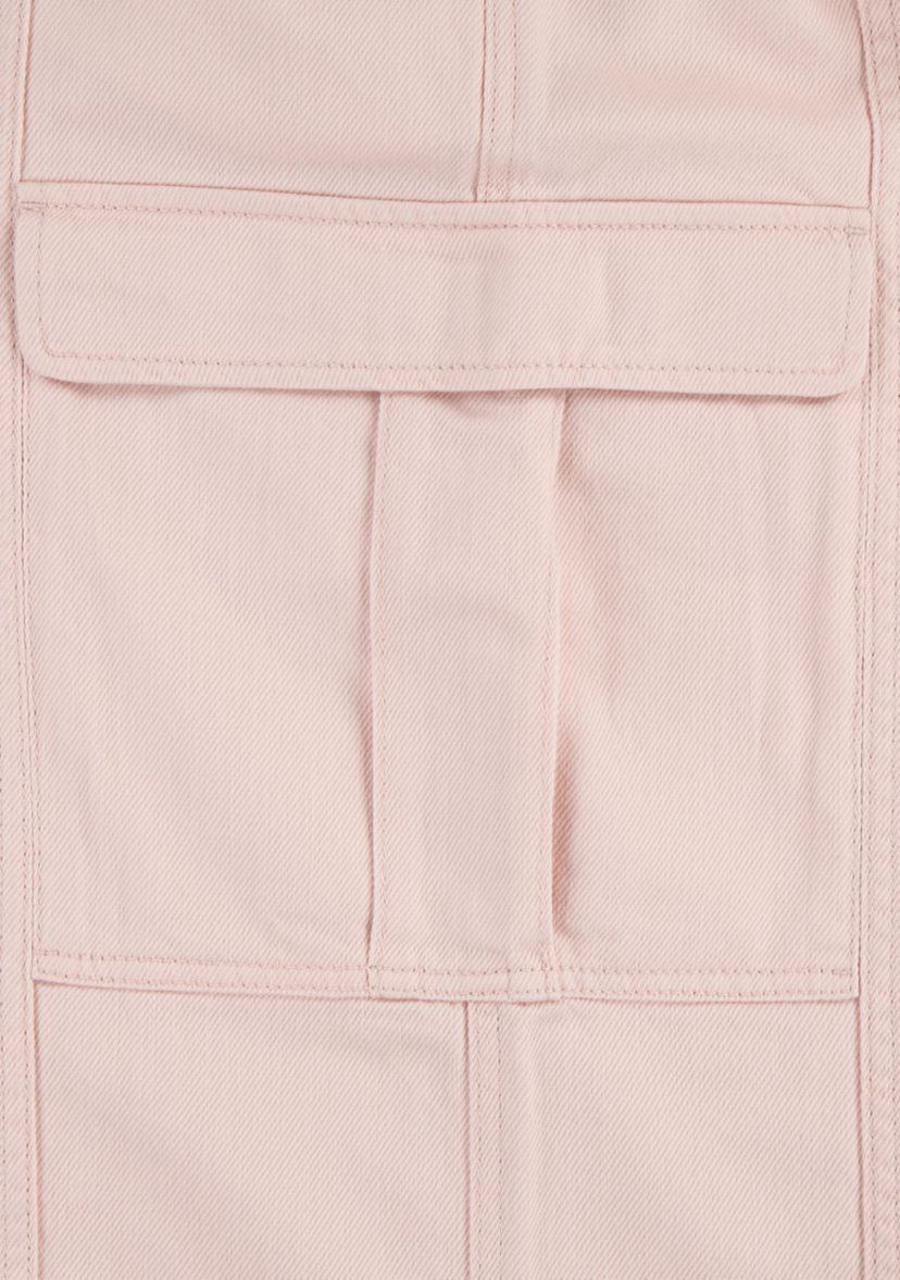Girls 7-16 Twill Baggy Wide Leg Cargo Pants