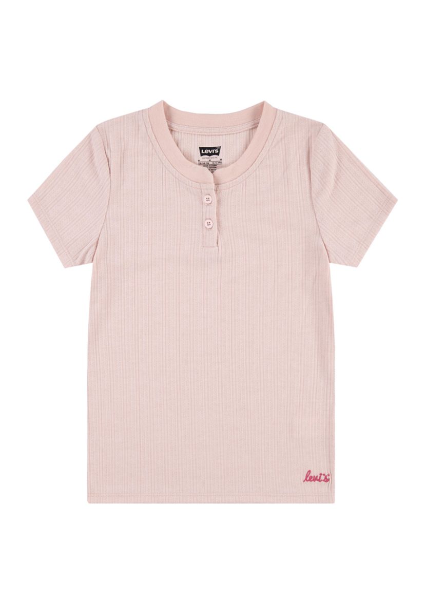 Girls 7-16 Ribbed Knit Babydoll Top
